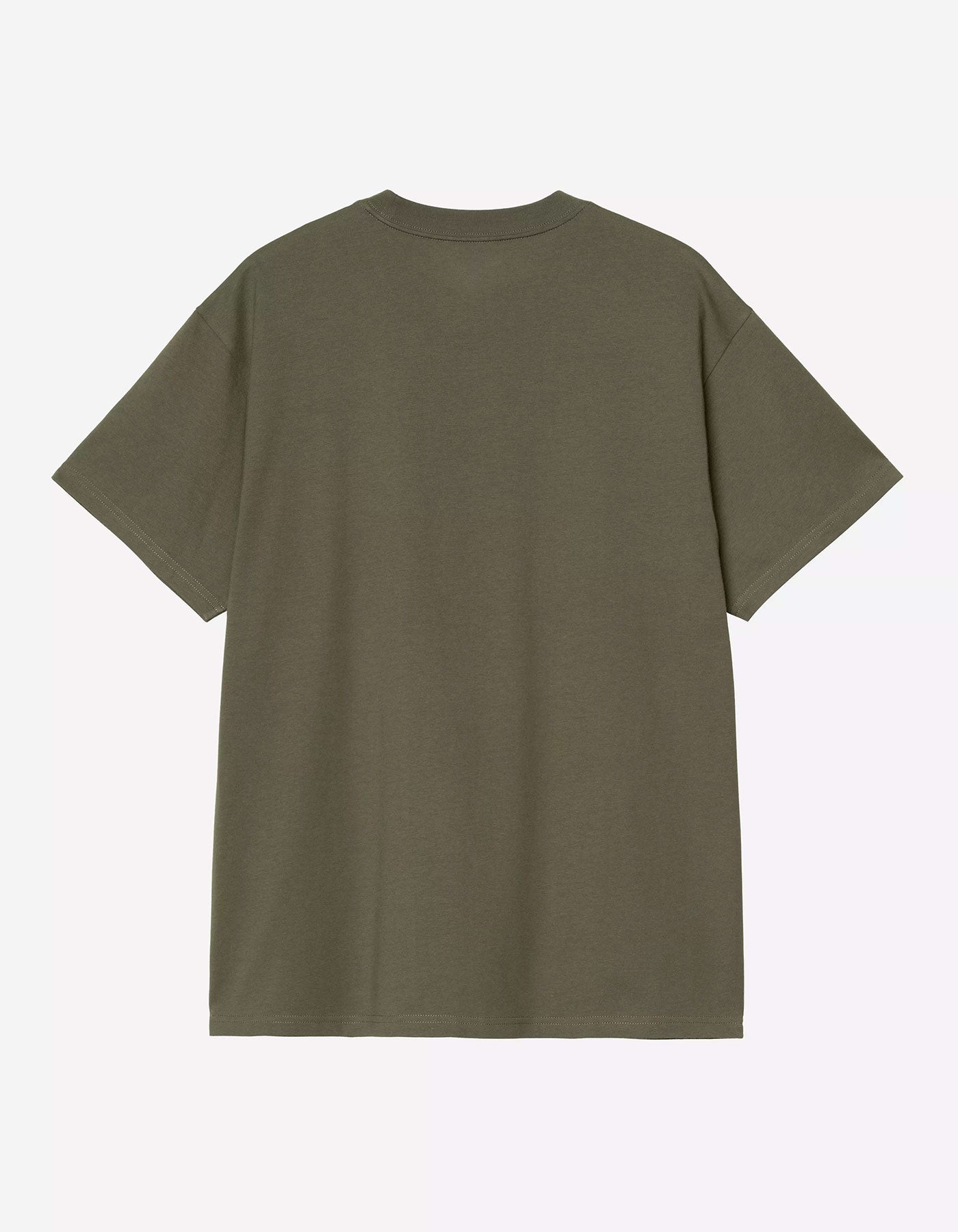 Camiseta CARHARTT WIP SCRIPT EMBROIDERY - Leaf / White