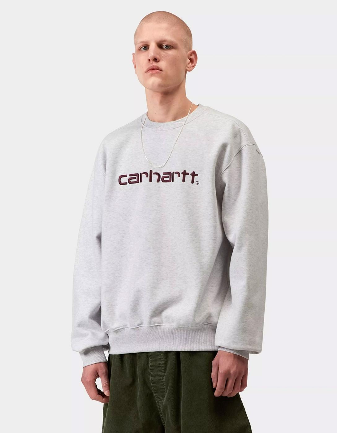 Sudadera Crew CARHARTT WIP SWEAT - Ash Heather / Cozy