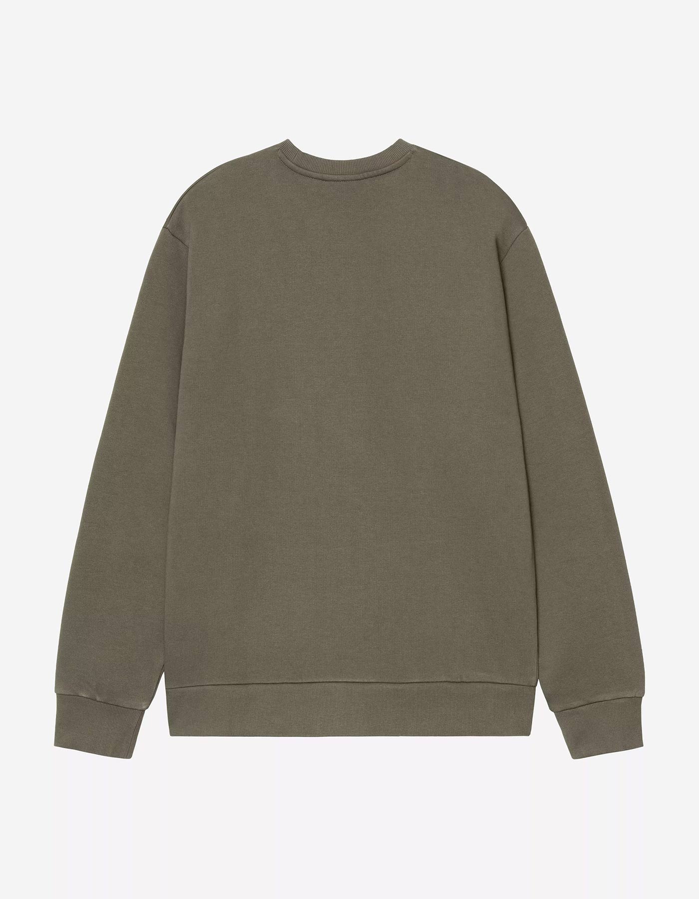 Sudadera Crew CARHARTT WIP SCRIPT EMBROIDERY - Leaf / White