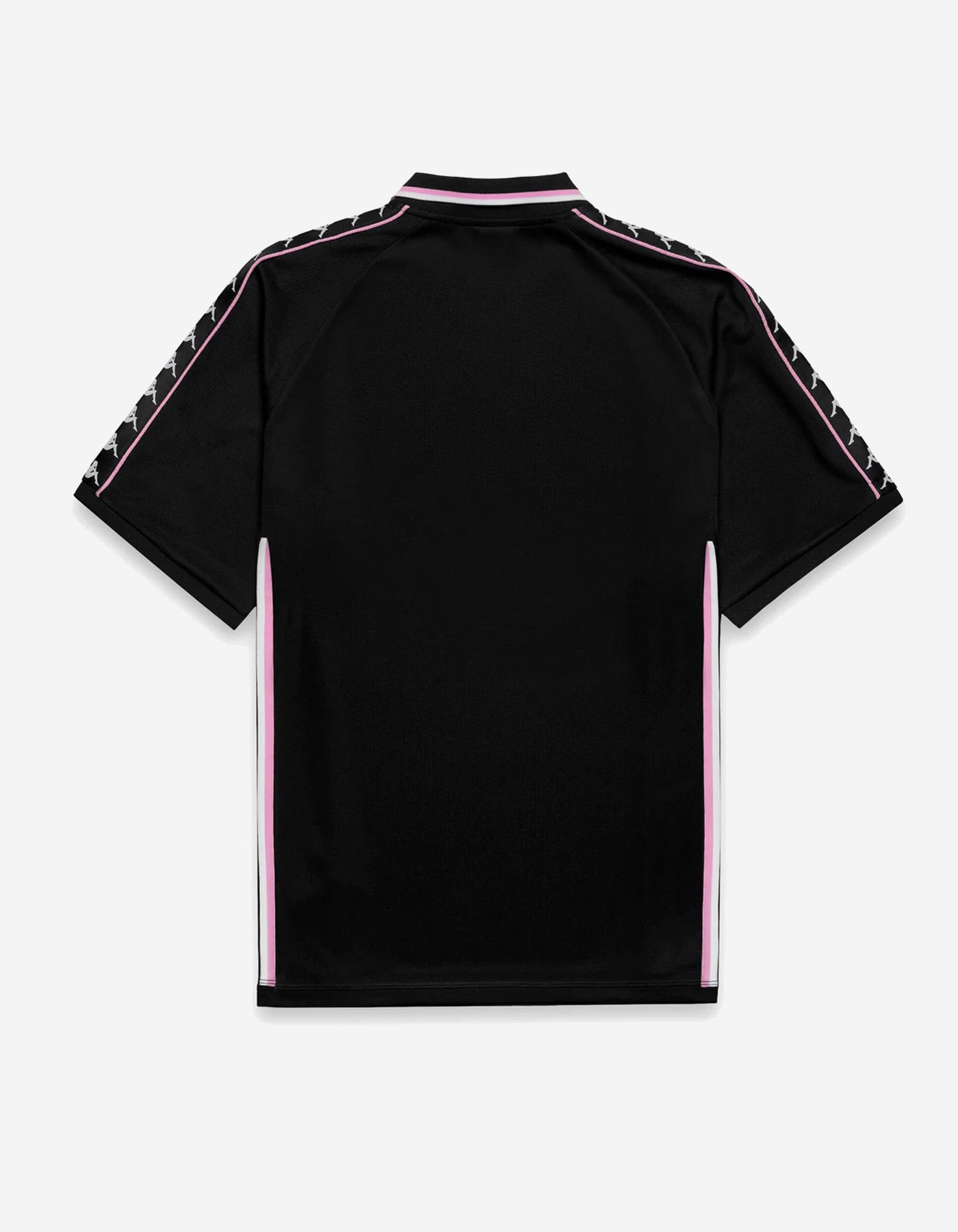 Polo KAPPA STAFEN - Black/Pink Prism/White/Yellow Gold R