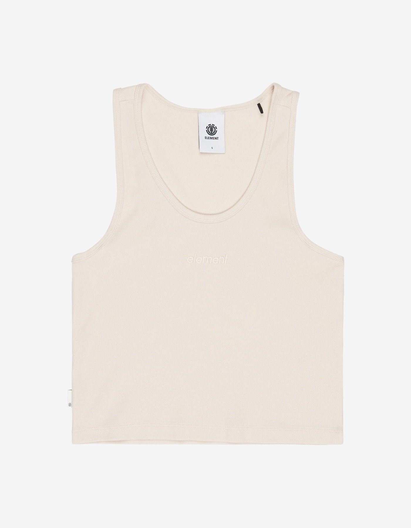 Camiseta ELEMENT LOWCASE CROP - Crystal Gray