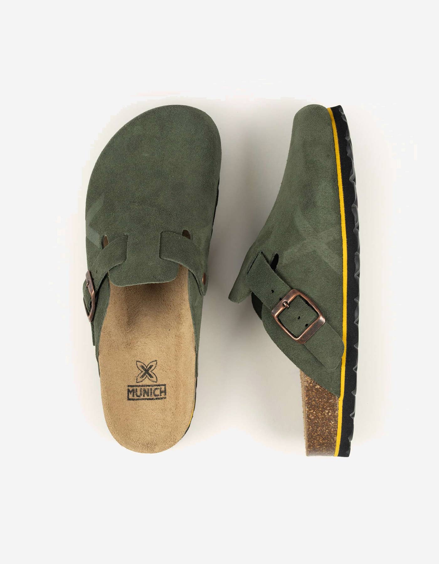 Zuecos MUNICH NATAL - Verde Oliva