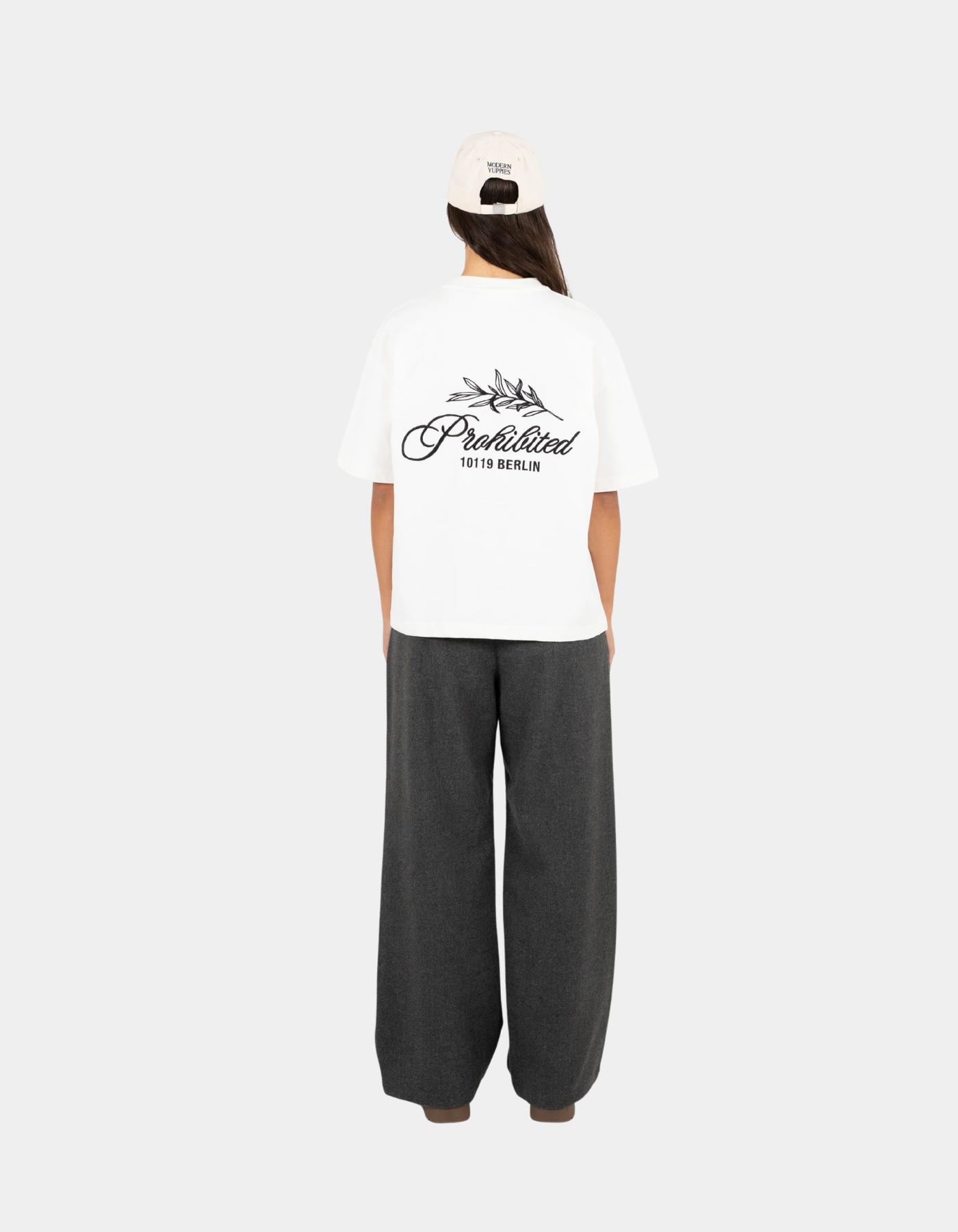 Camiseta PROHITBITED LEAF - Off White