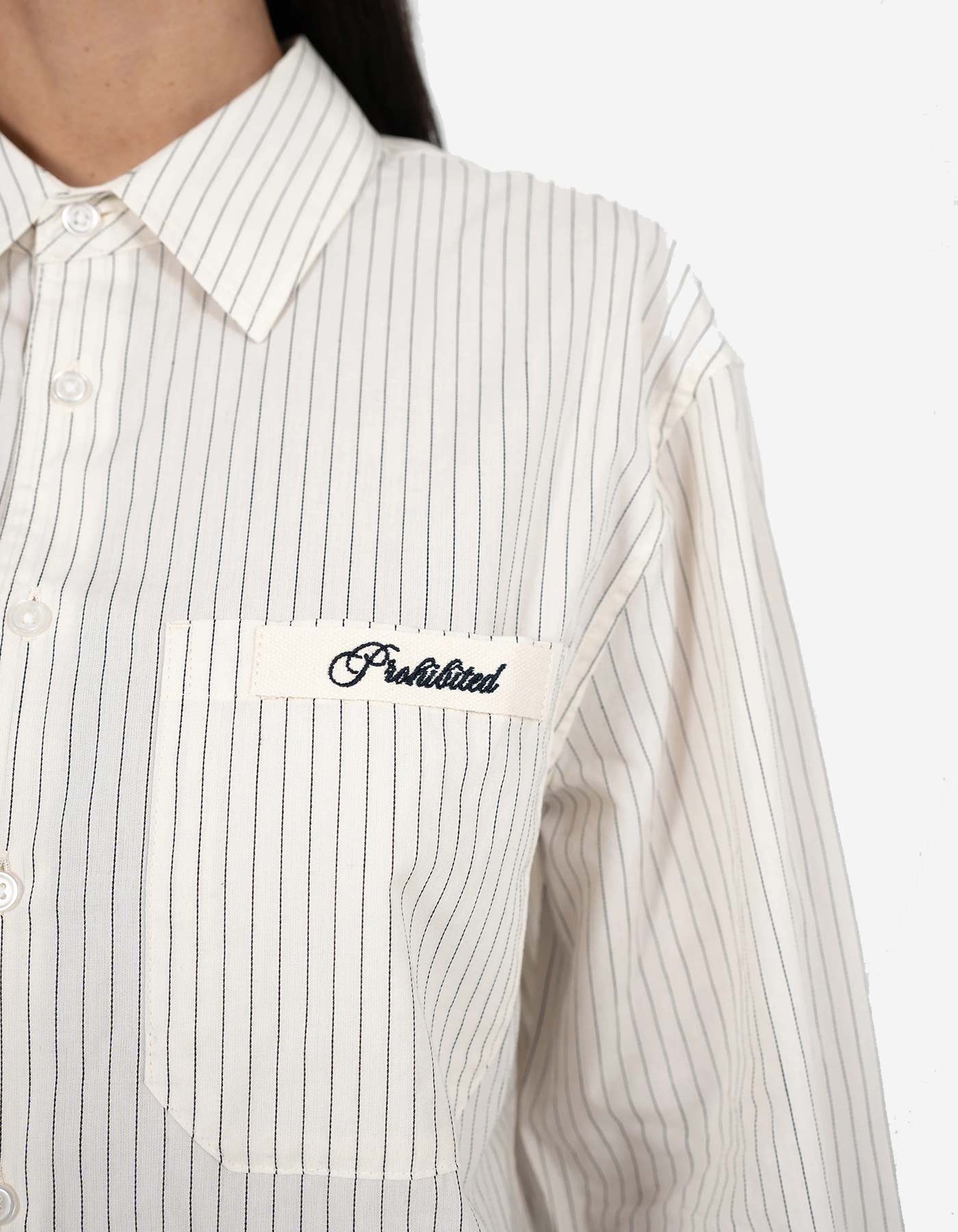 Camisa PROHIBITED DRIFT DRESS - Off White