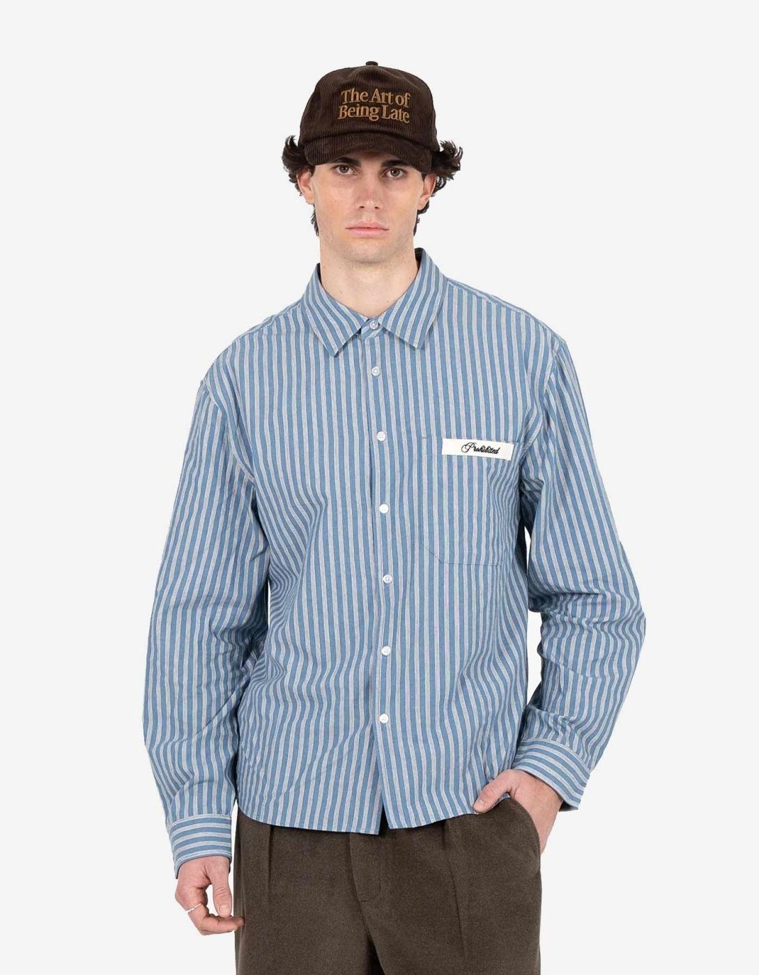 Camisa PROHIBITED DRIFT DRESS - Blue