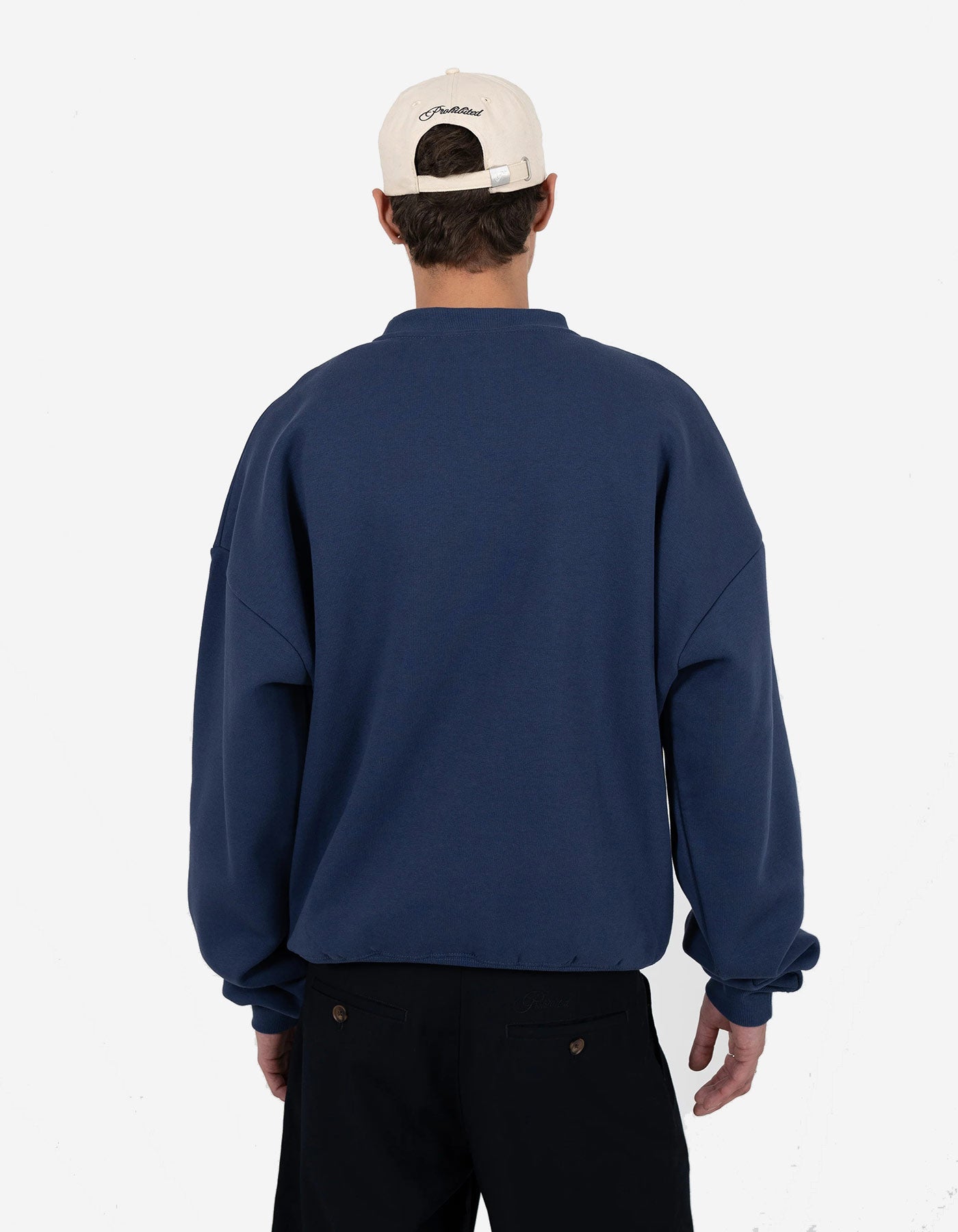 Sudadera Crew PROHIBITED BERLIN - Blue