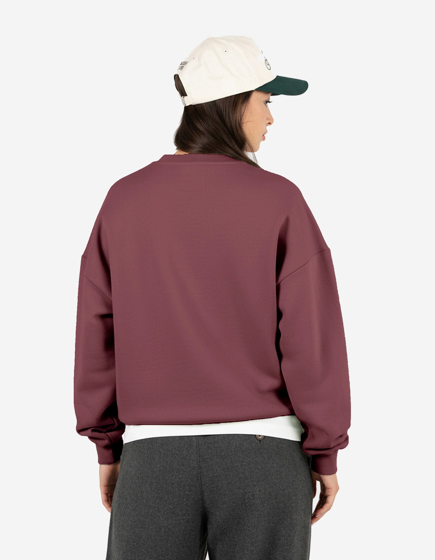 Sudadera Crew PROHIBITED BERLIN - Berry