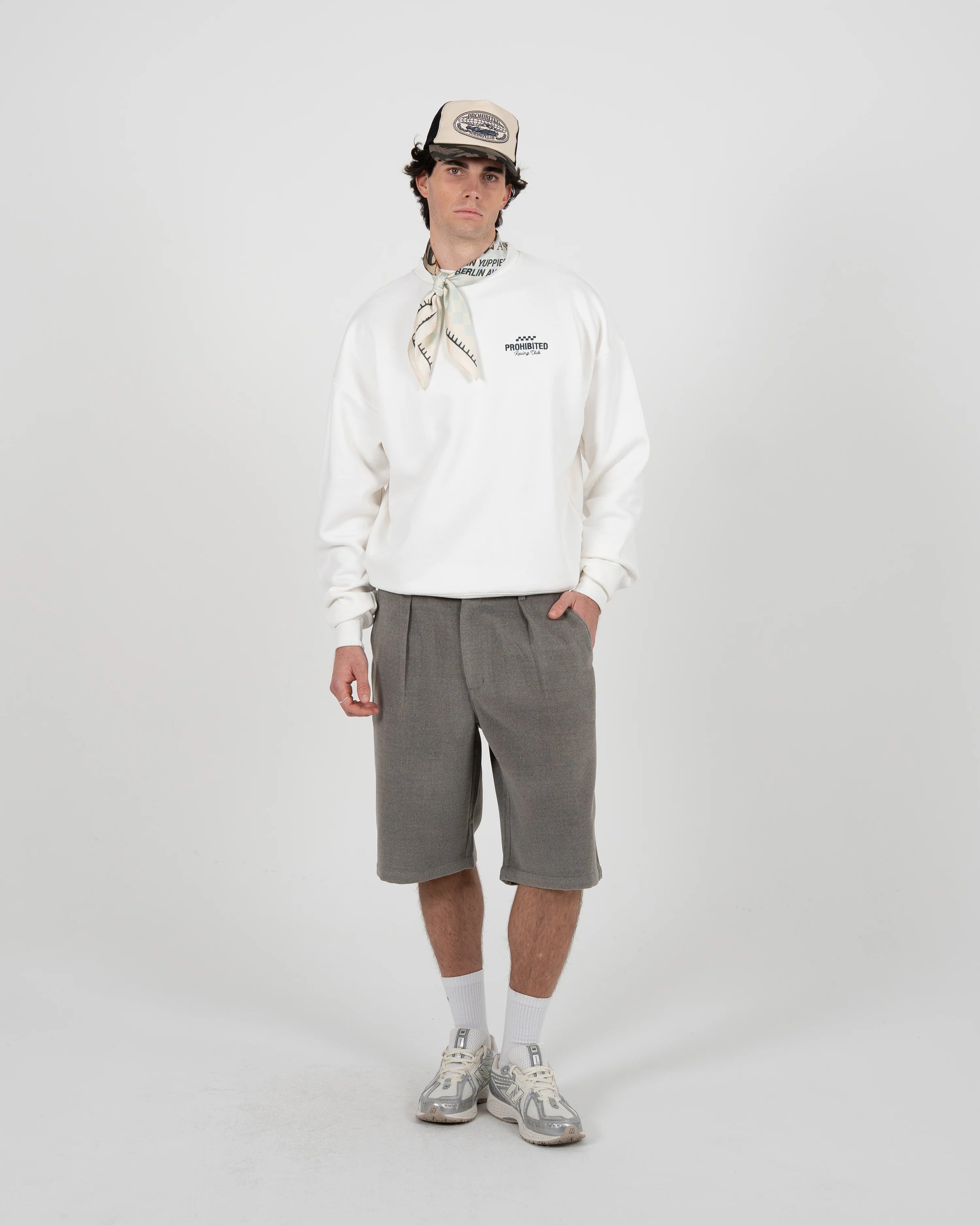 Sudadera Crew PROHIBITED IN A RUSH - Off White