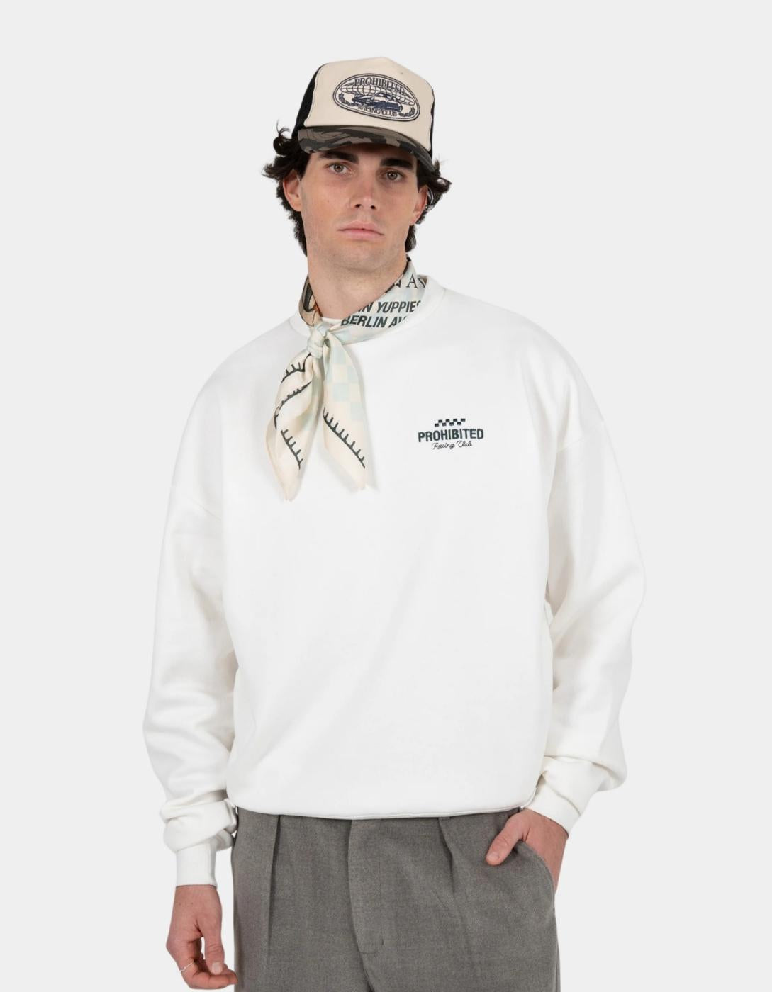 Sudadera Crew PROHIBITED IN A RUSH - Off White