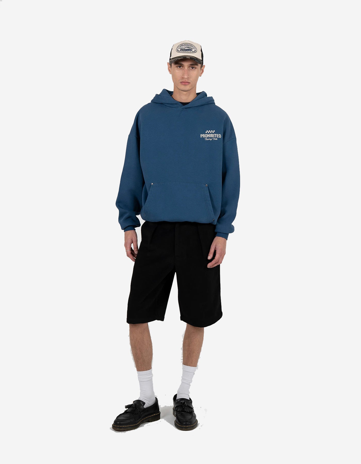 Sudadera Capucha PROHIBITED RACING CLUB - Blue