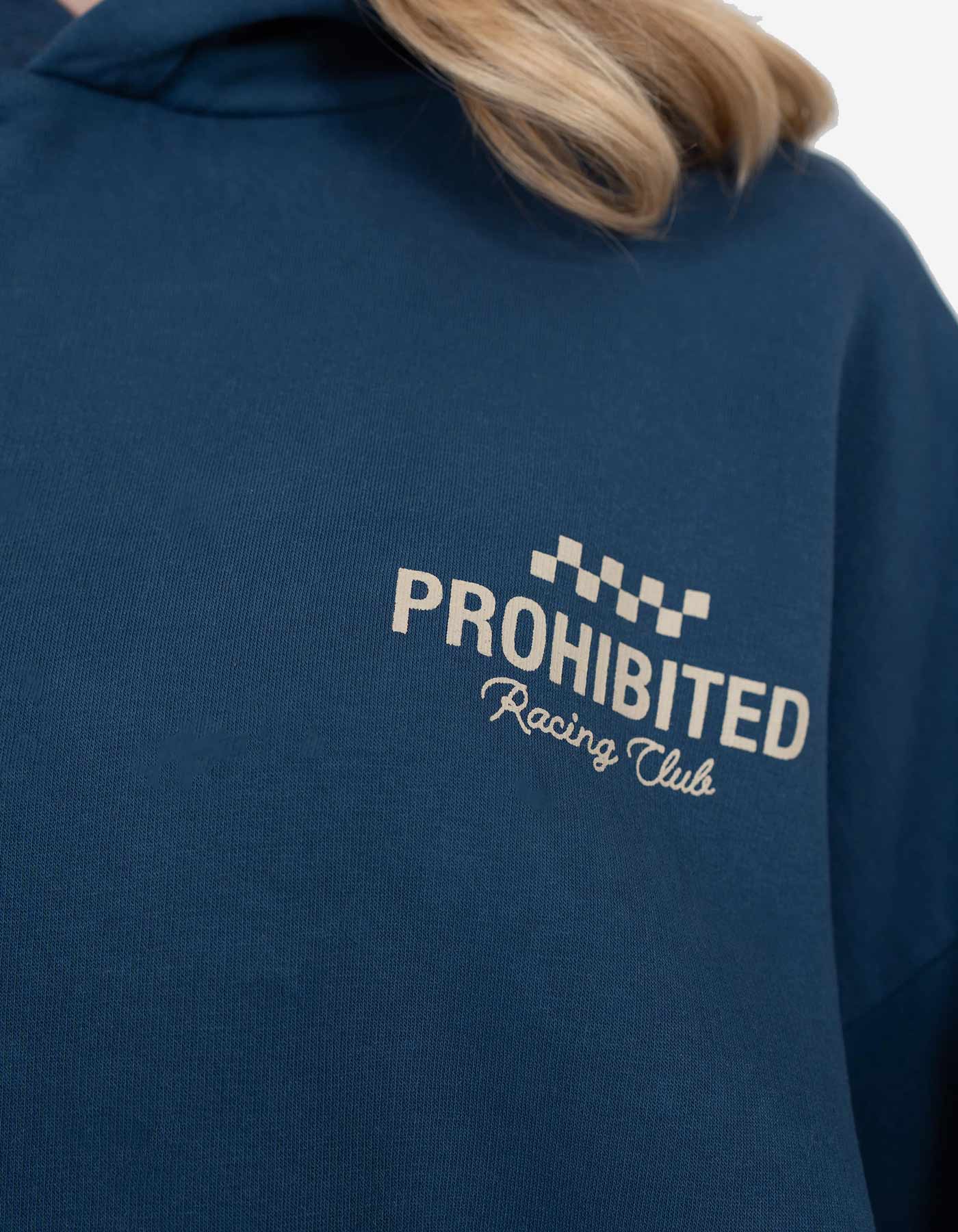 Sudadera Capucha PROHIBITED RACING CLUB - Blue