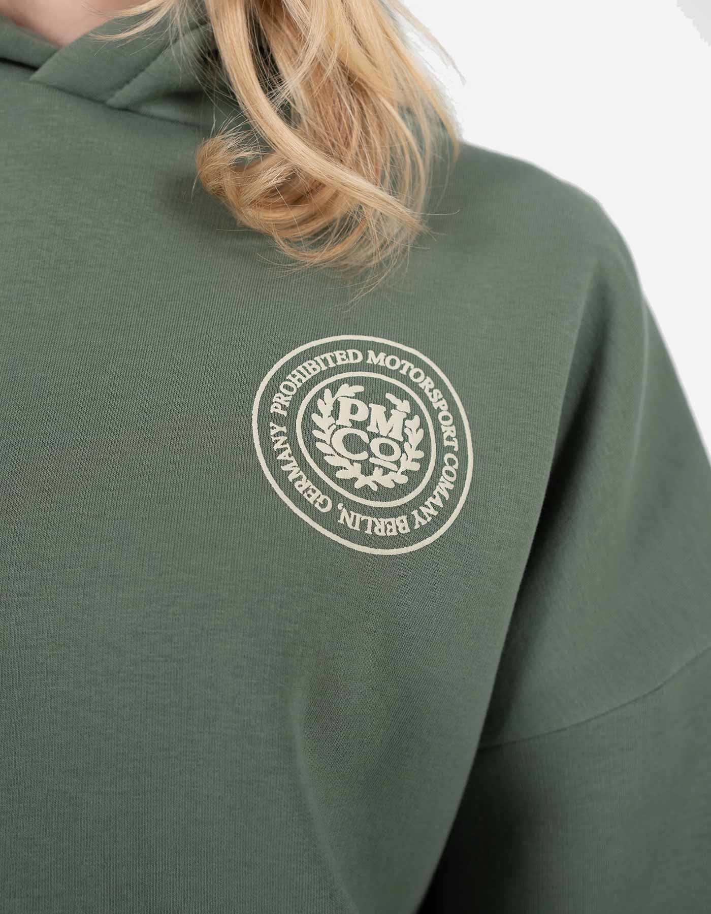 Sudadera PROHIBITED Capucha HORSE RACER - Green