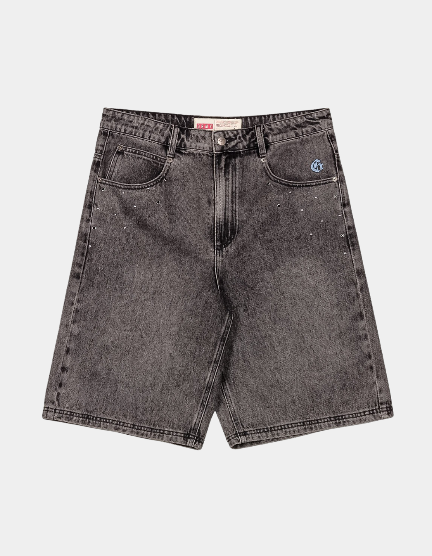 Bermuda GRIMEY CHIEF WATCHER BAGGY - Washed Black