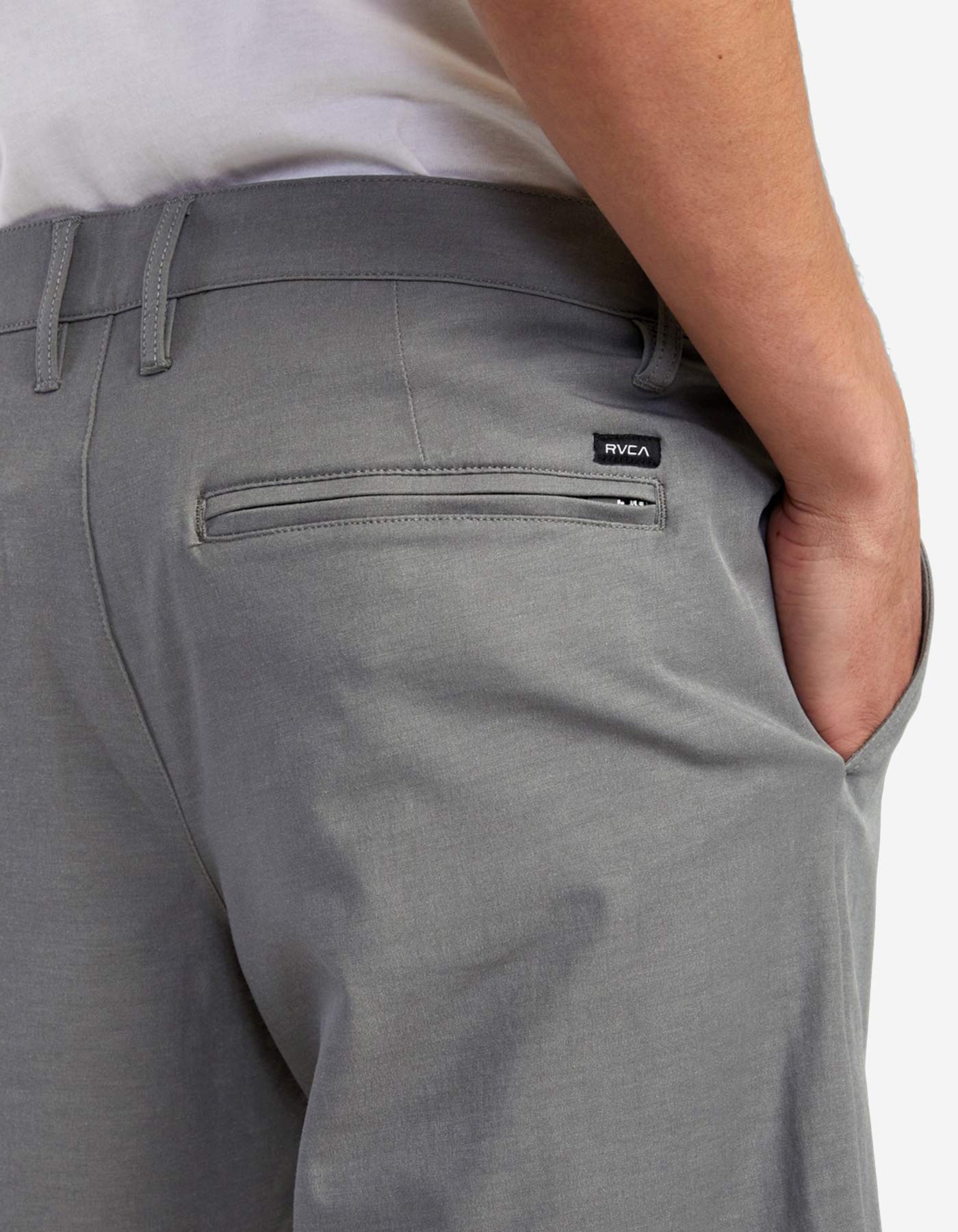Bermuda RVCA BACK IN HYBRID - Athletic Heathe