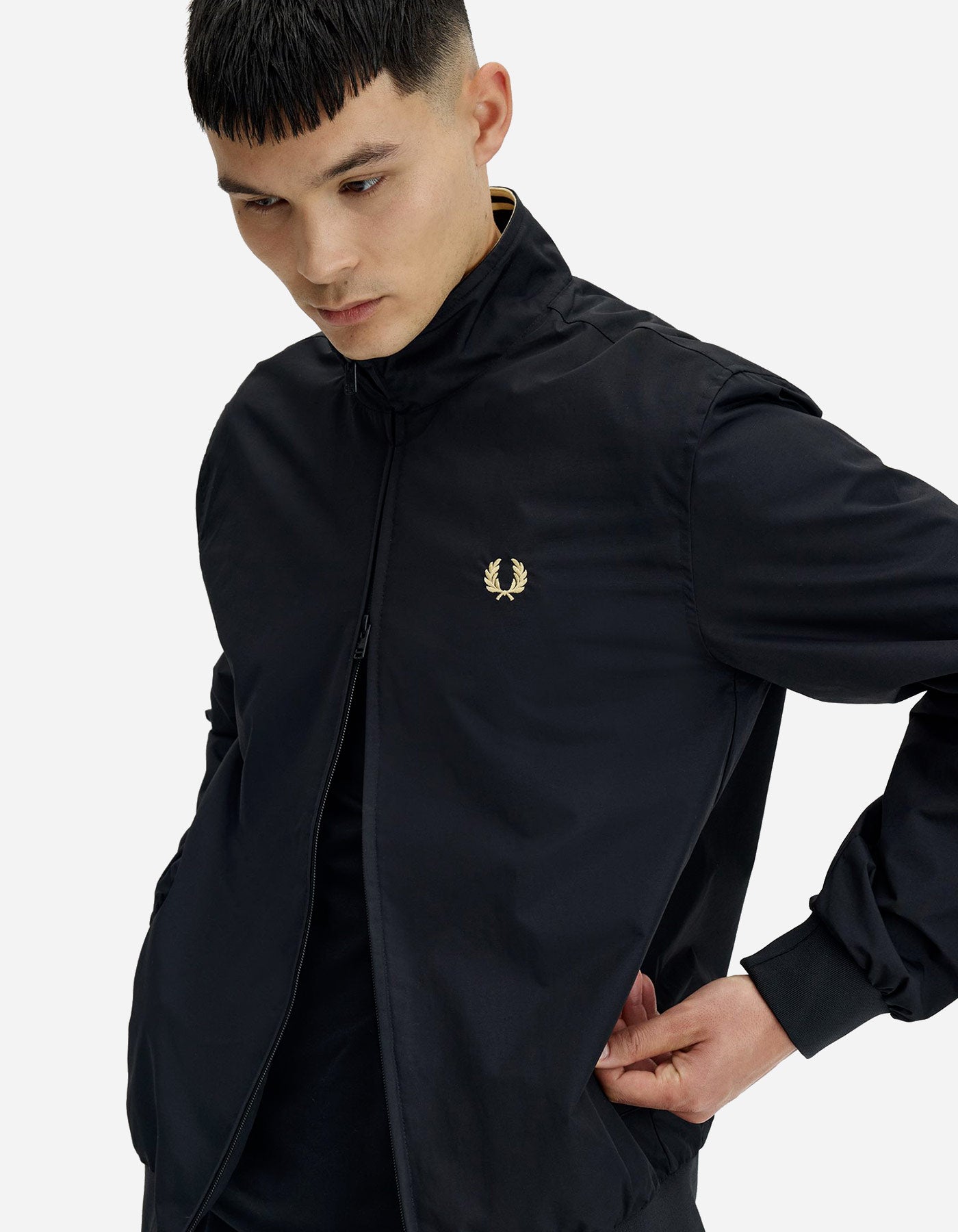 Cazadora FRED PERRY J2660 - Black/Gold
