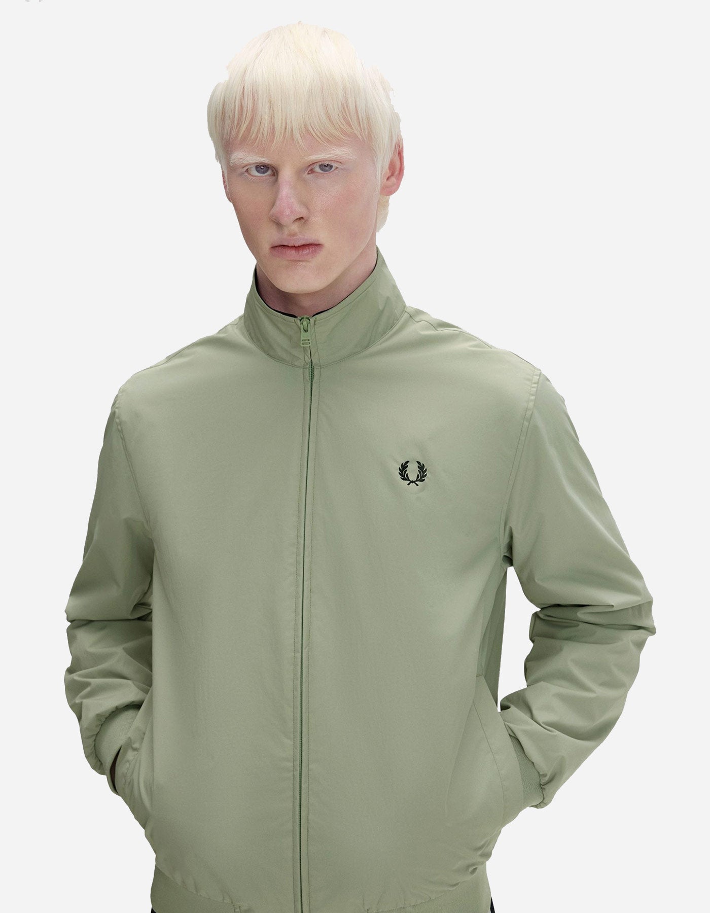 Cazadora FRED PERRY J2660 - Seagrass/Black