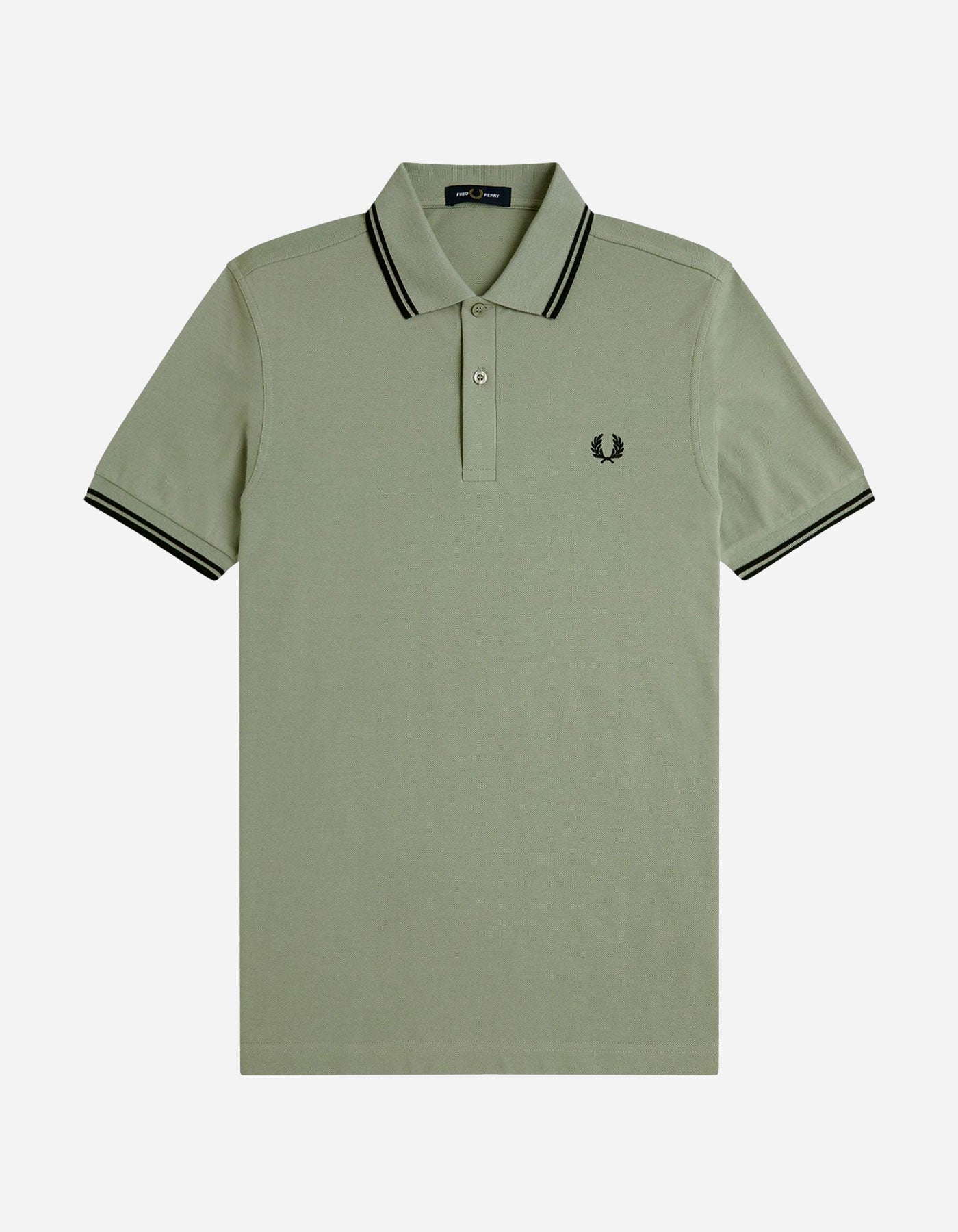 Polo FRED PERRY M3600 - Seagrass/Black