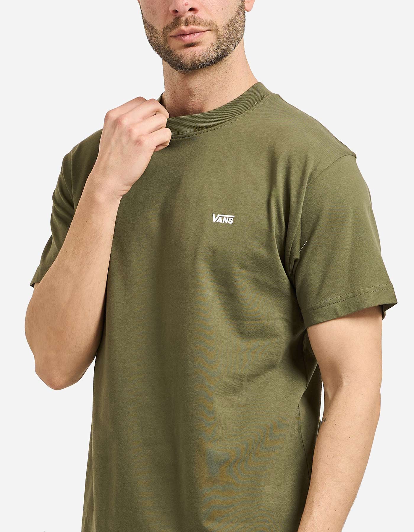Camiseta VANS LEFT CHEST - Mossy Olive