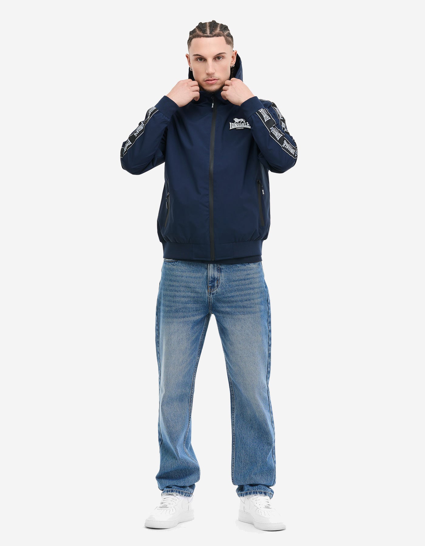 Chubasquero LONSDALE OUSTON - Navy/Black/White