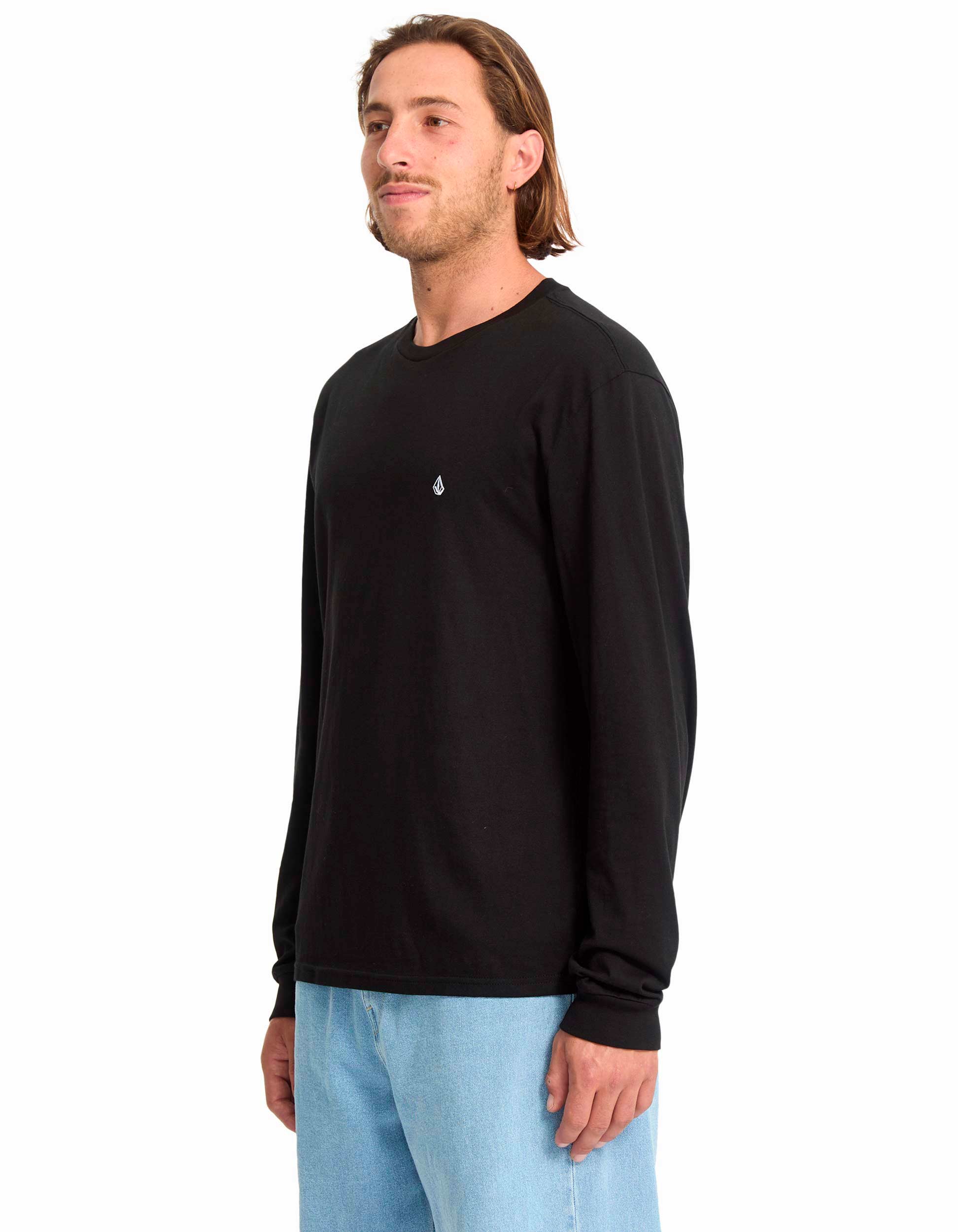 Camiseta VOLCOM Manga Larga STONE BLANKS - Black