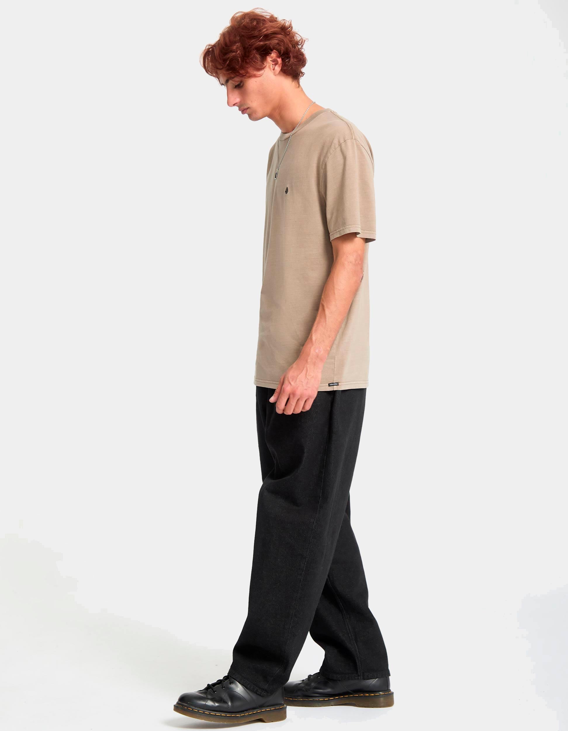 Camiseta VOLCOM SOLID STONE EMB - Brindle