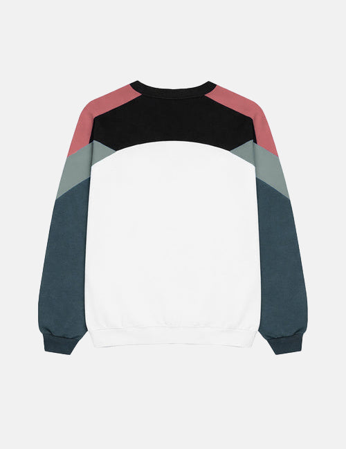 Sudadera Crew KAOTIKO DRU - Ivory/Black/Jade/Cloud
