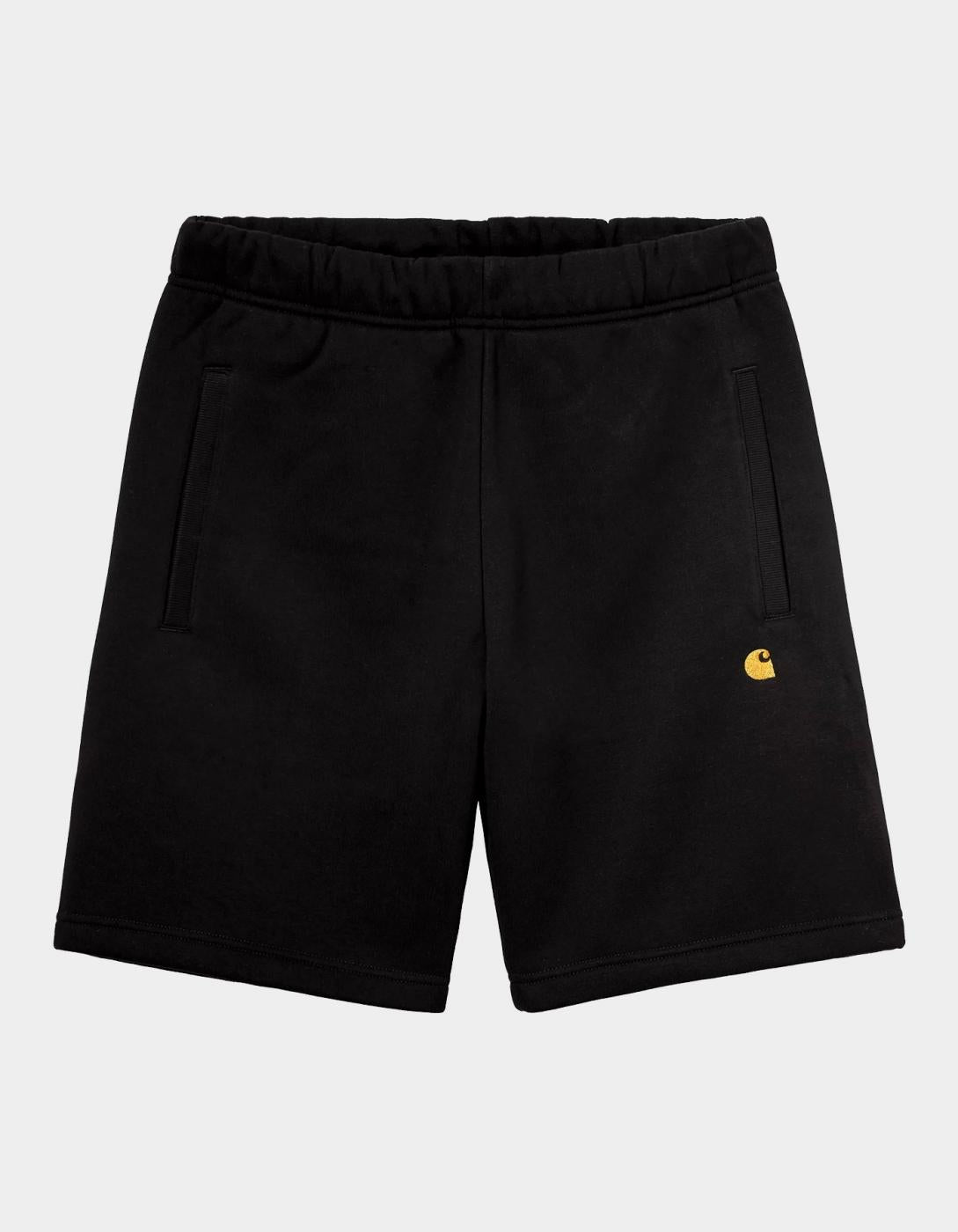 Bermuda CARHARTT WIP CHASE - Black / Gold
