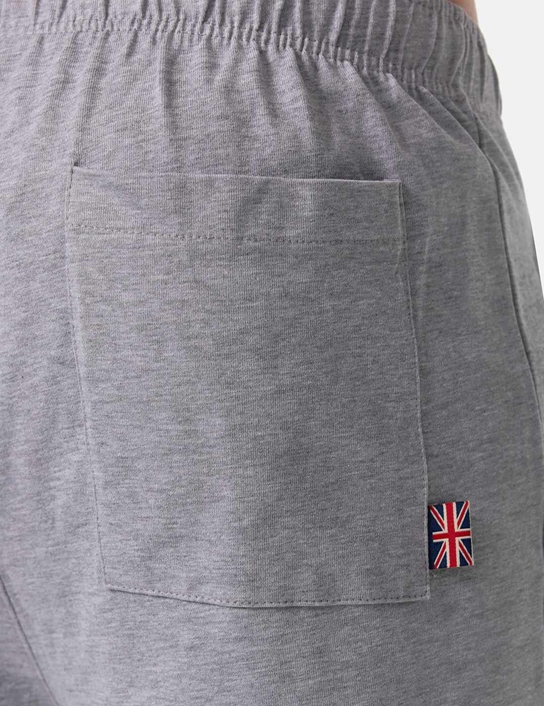Bermuda LONSDALE LOGO JAM - Marl Grey