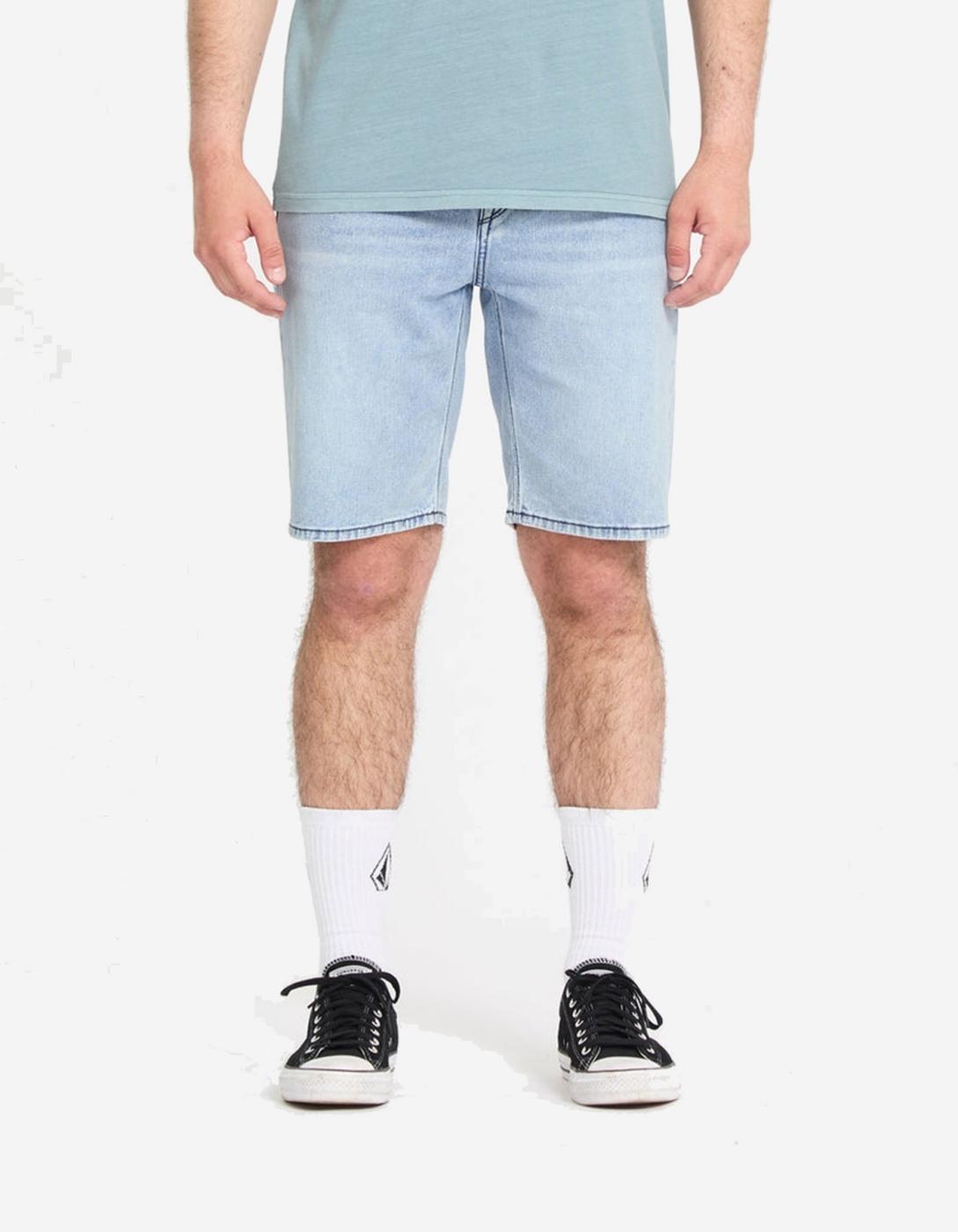 Bermuda SOLVER DENIM - Worn Light Blue