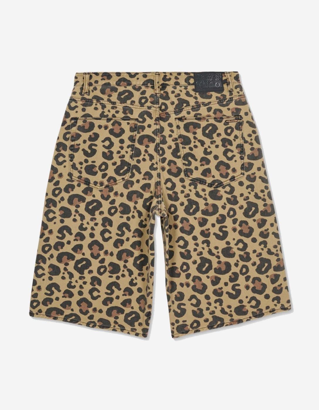 Bermuda VOLCOM CHILLOW DENIM 24' - Cheetah