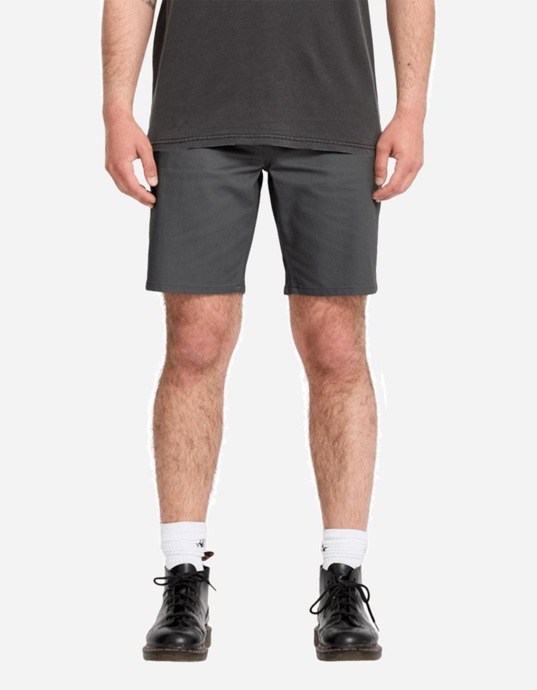 Bermuda VOLCOM SOLVER 5 POCKET TWILL 19' - Dusk Grey