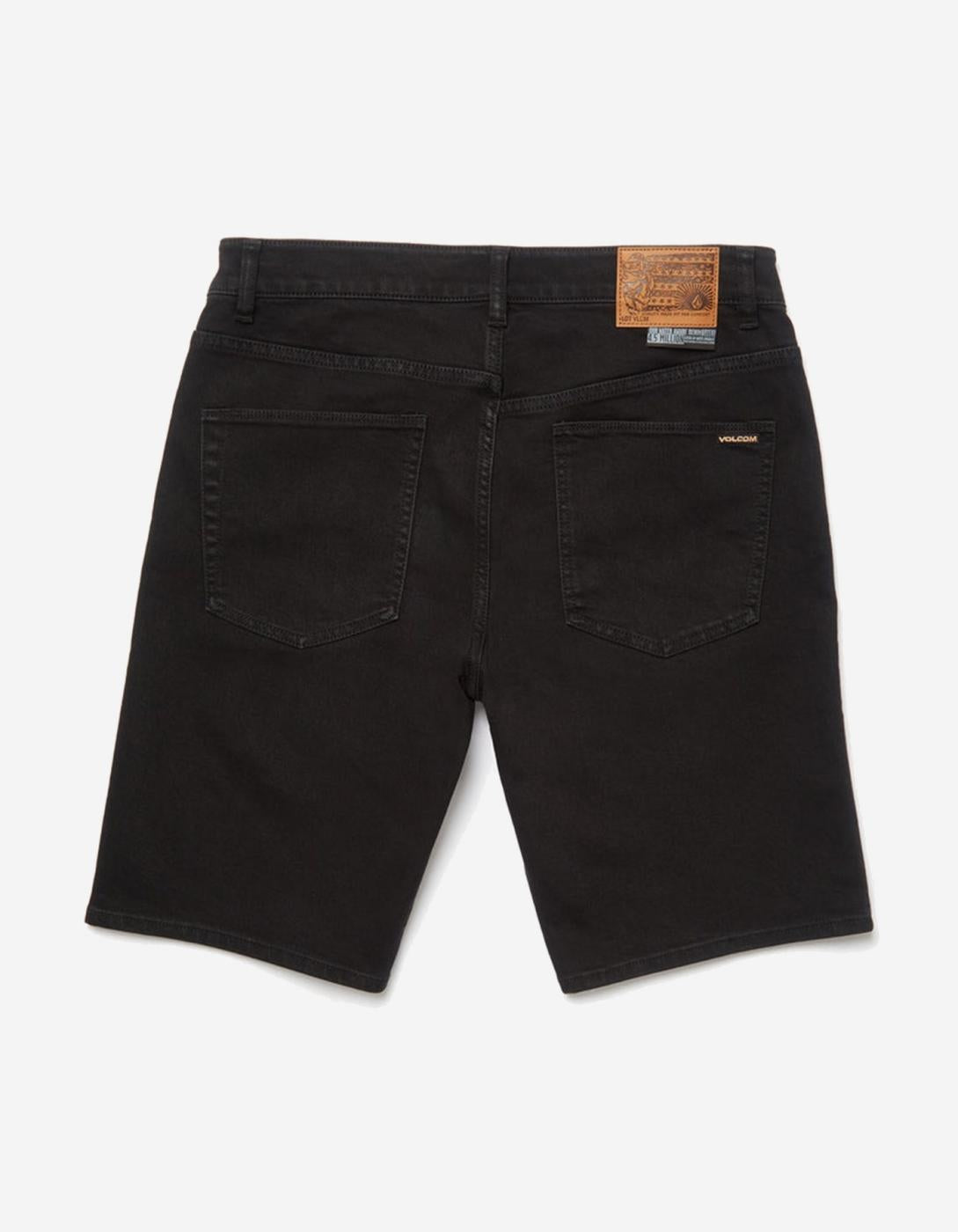 Bermuda VOLCOM SOLVER DENIM - Black Out