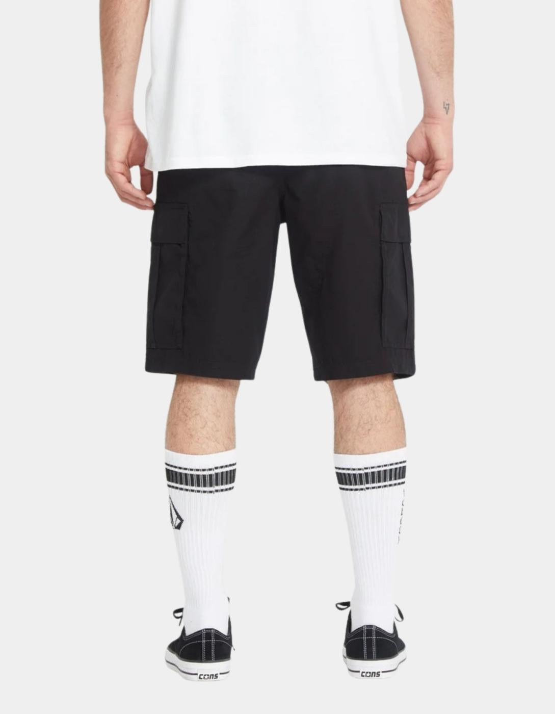Bermuda VOLCOM STRANGE TRIPPER CARGO 22' - Black