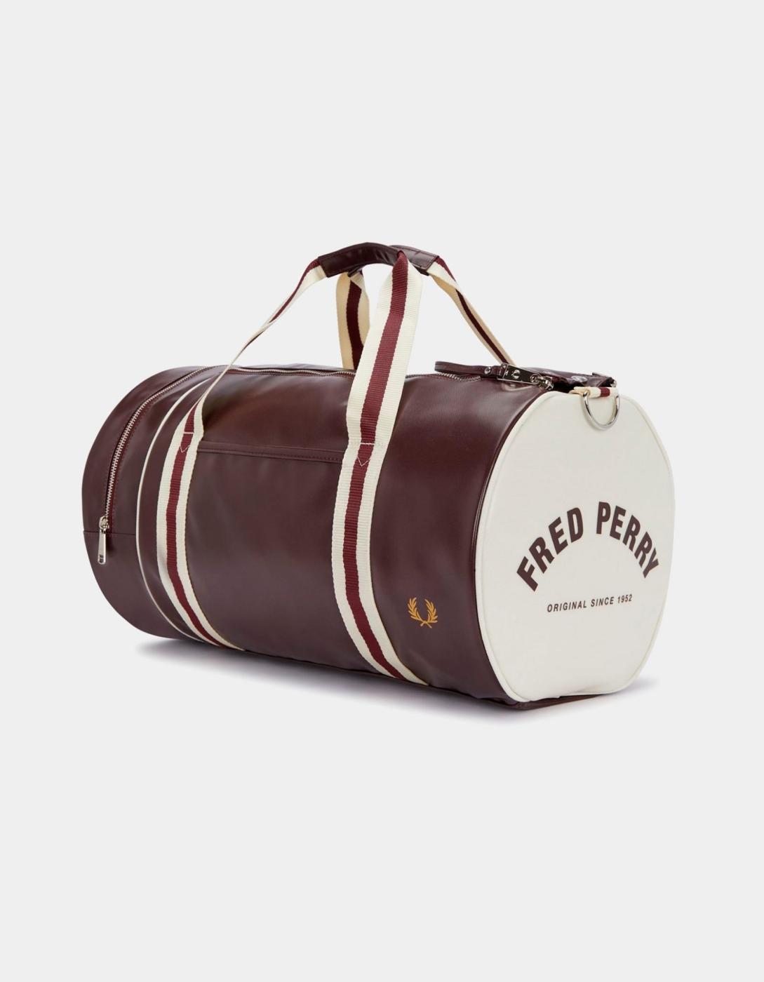 Bolsa FRED PERRY L7255 - Oxblood/Ecru
