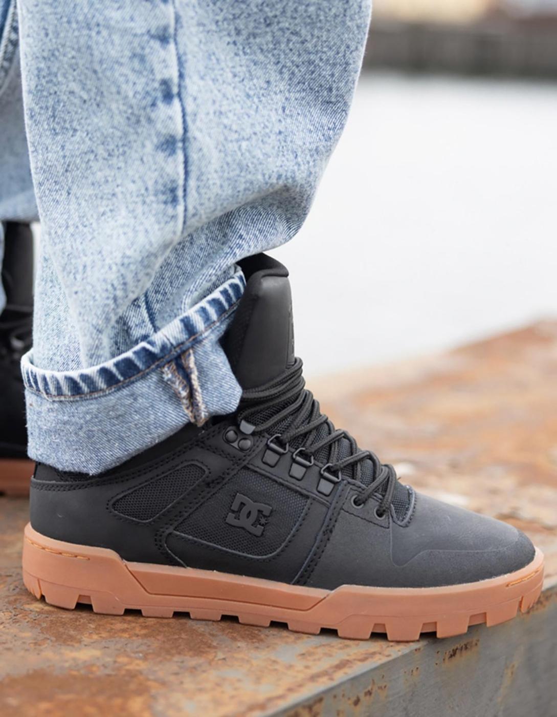 Botas DCSHOES PURE HT WR - Black/Gum