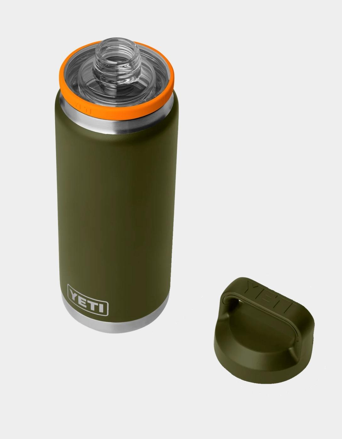 Botella YETI RAMBLER 769 ML - Olive/King Crab Orange