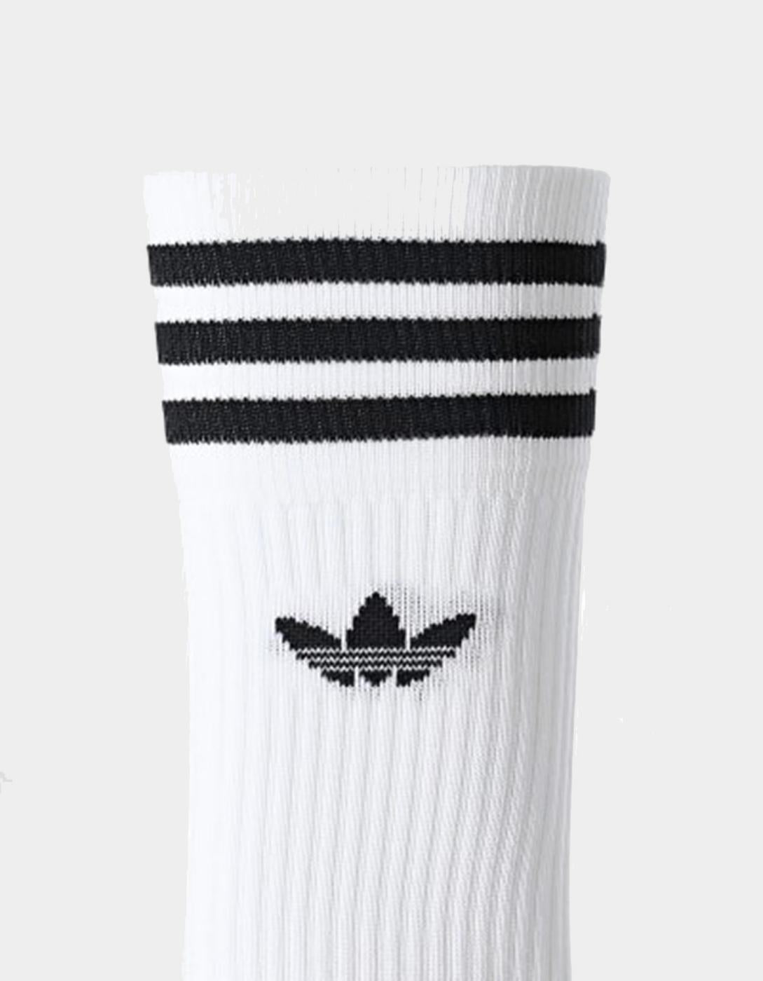 Calcetines Adidas 3 STRIPES CREW (Pack 3) - White/White/W