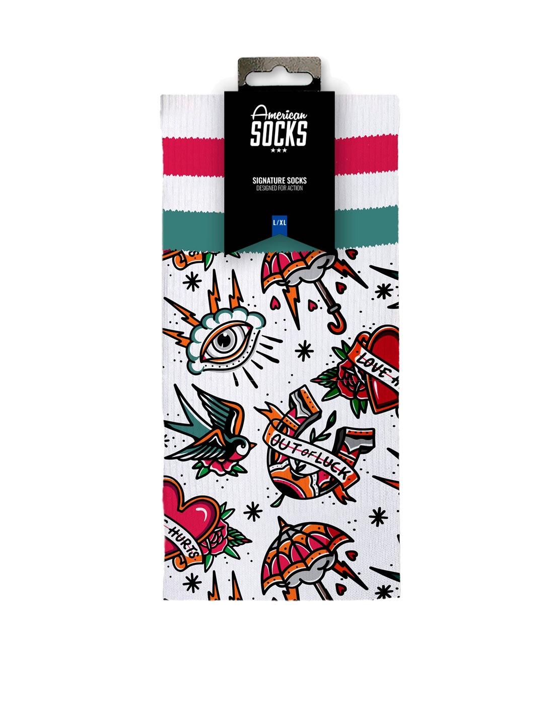 Calcetines AMERICAN SOCKS MID HIGH - Love Hurts