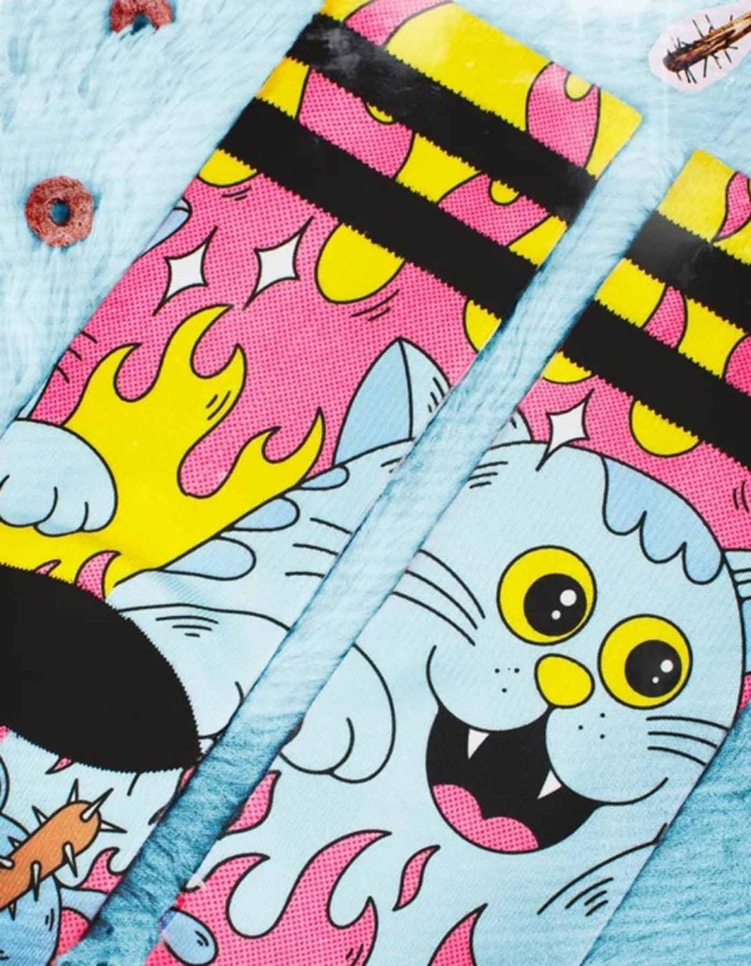 Calcetines AMERICAN SOCKS MID HIGH - Killer Kitties