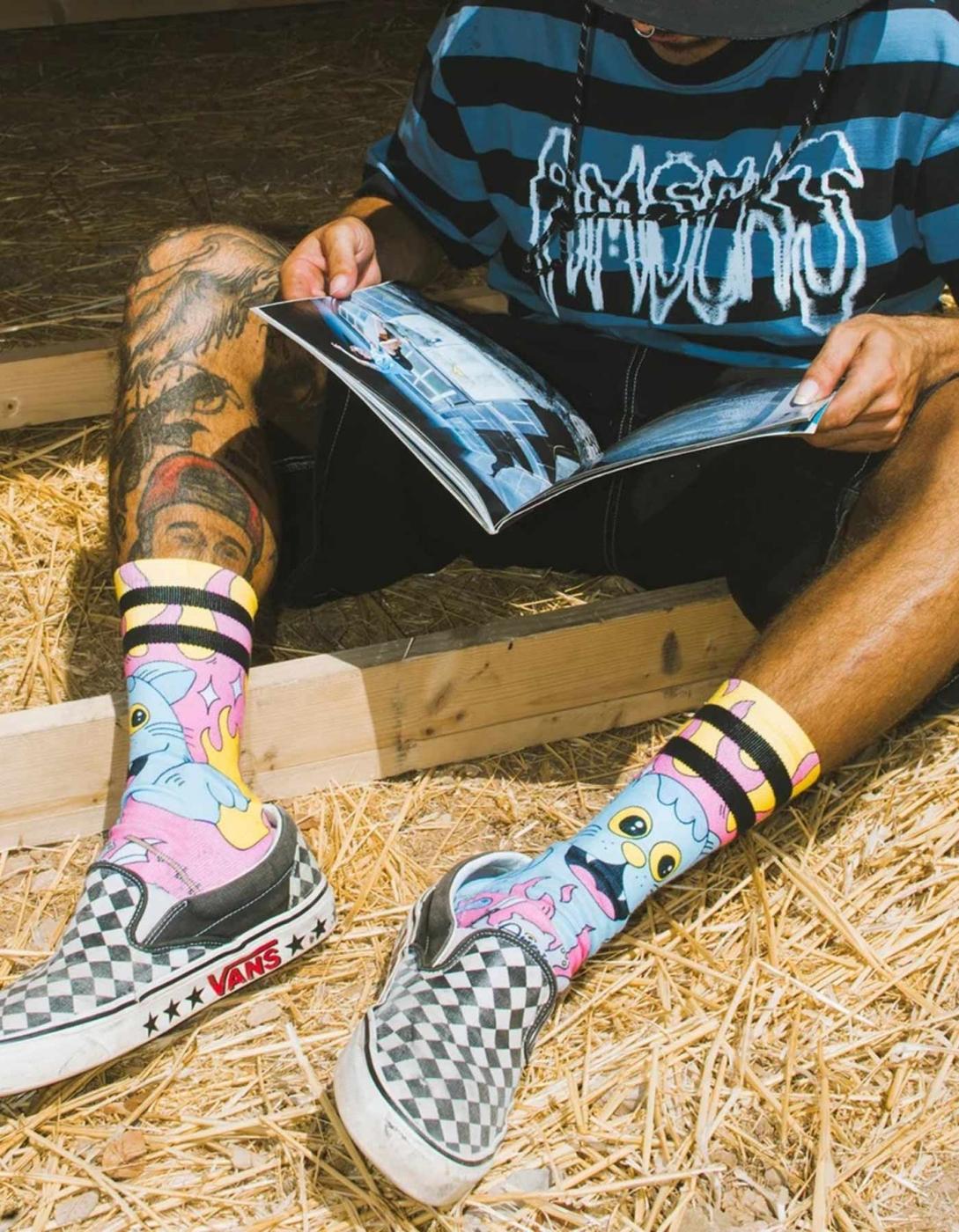 Calcetines AMERICAN SOCKS MID HIGH - Killer Kitties