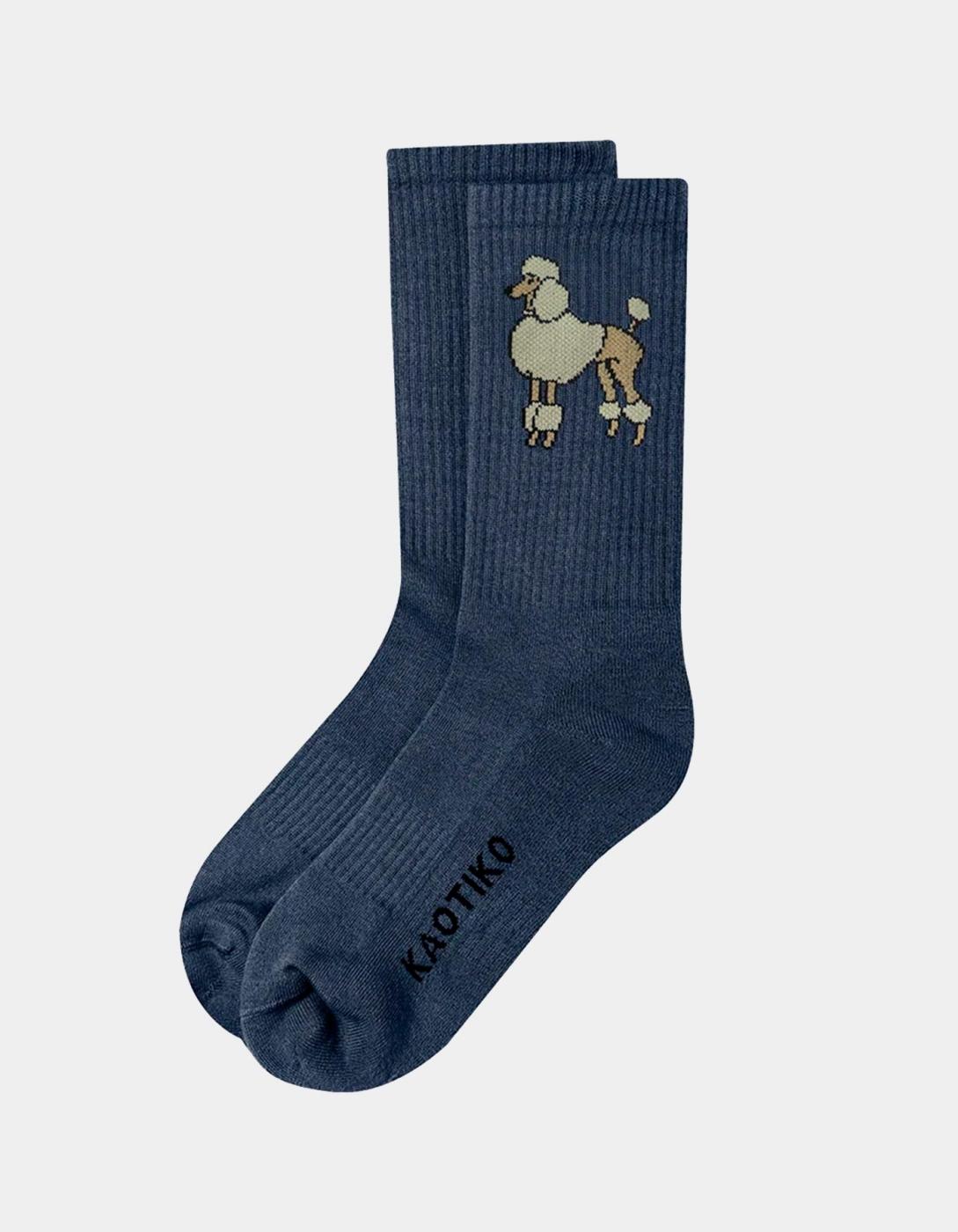 Calcetines KAOTIKO POODLE - Navy