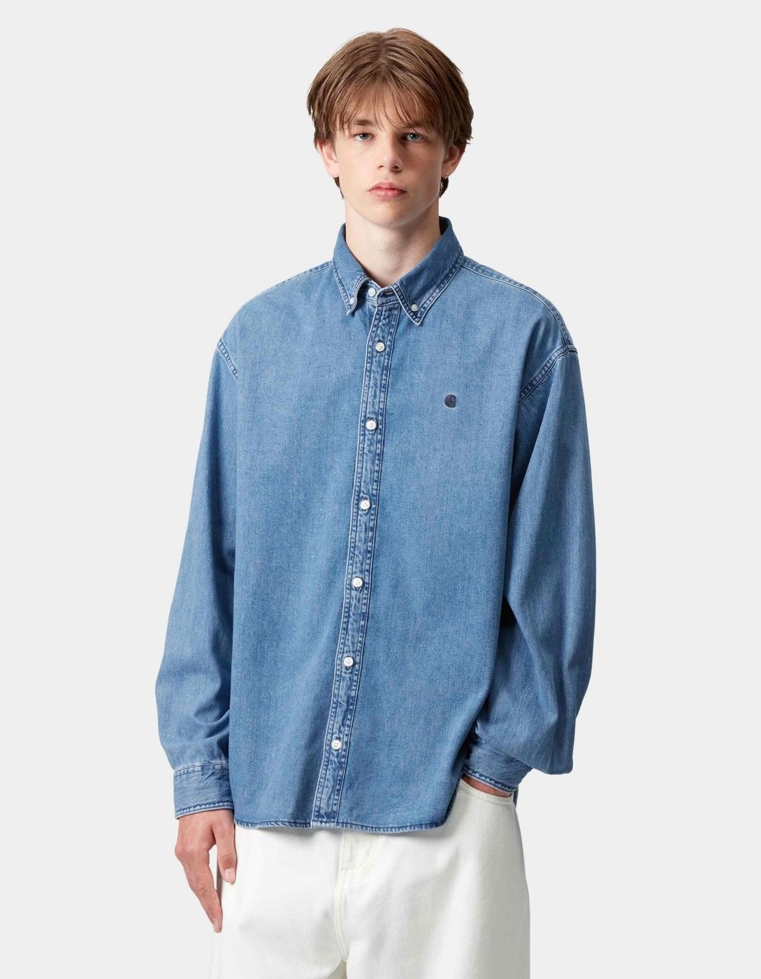 Camisa CARHARTT WIP LUCAS - Blue