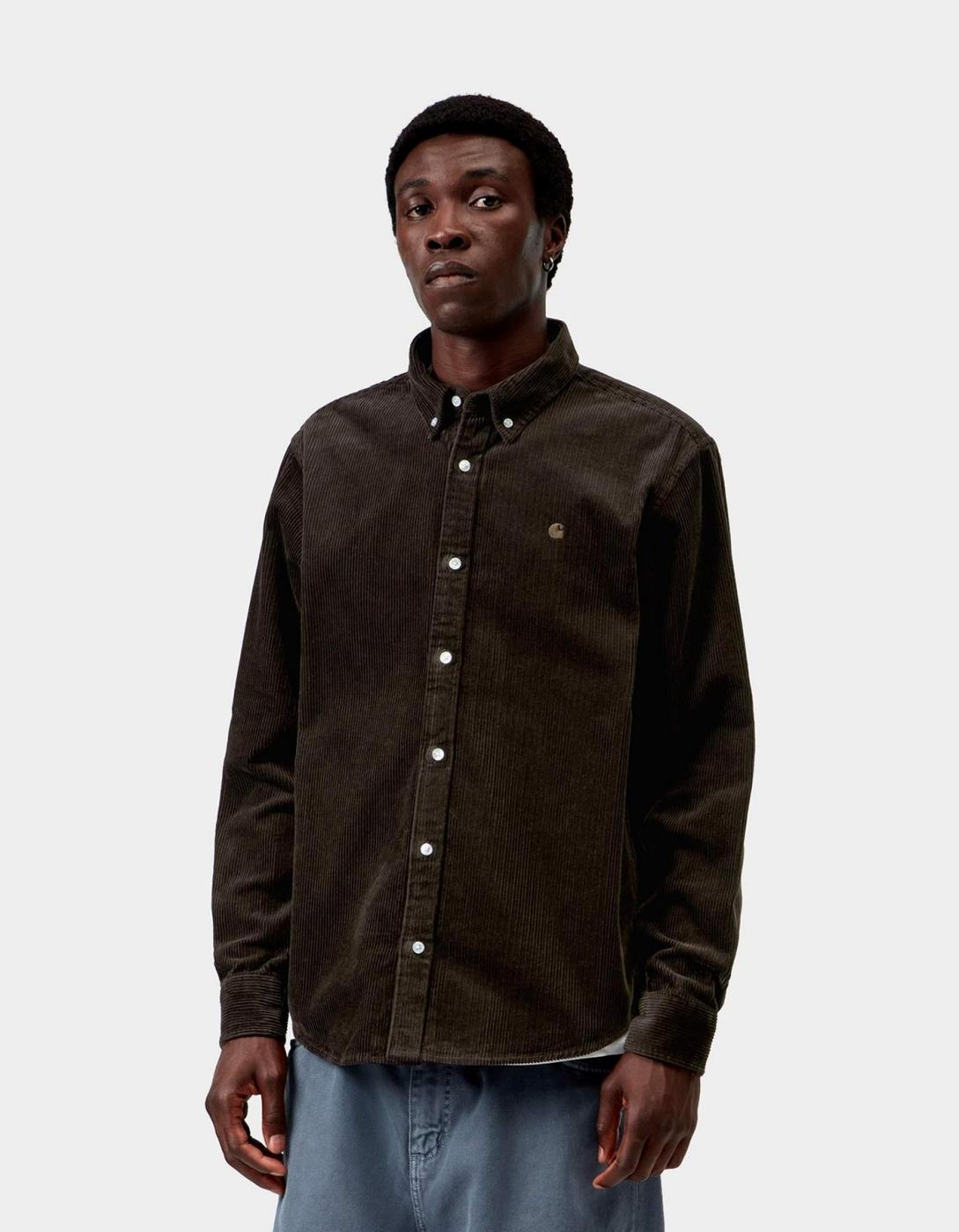 Camisa CARHARTT WIP MADISON CORD - Tobacco
