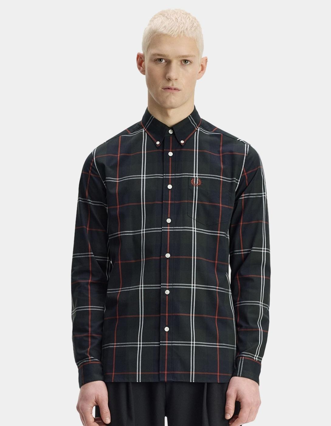 Camisa FRED PERRY M3456 - Night Green
