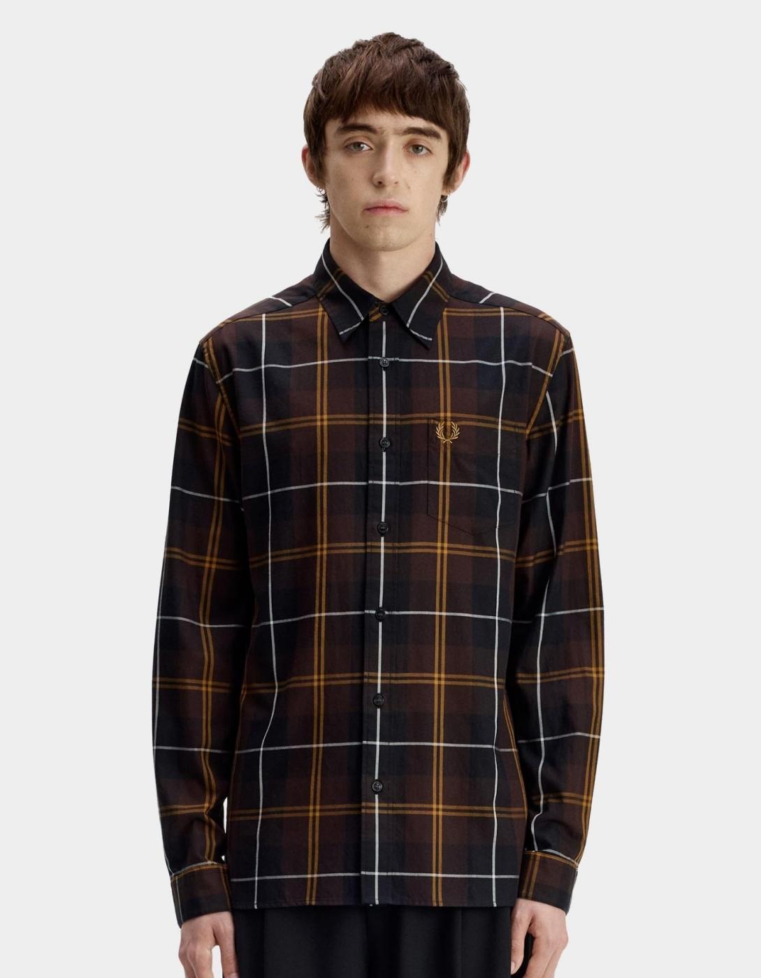 Camisa FRED PERRY M3457 - Rich Brown