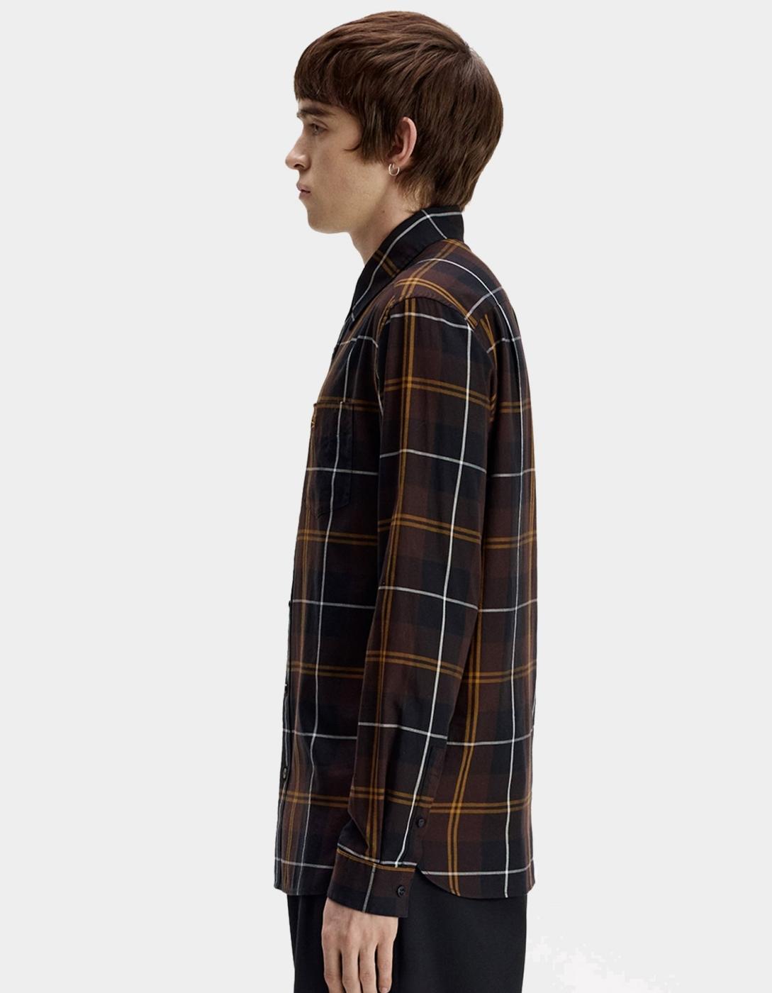 Camisa FRED PERRY M3457 - Rich Brown