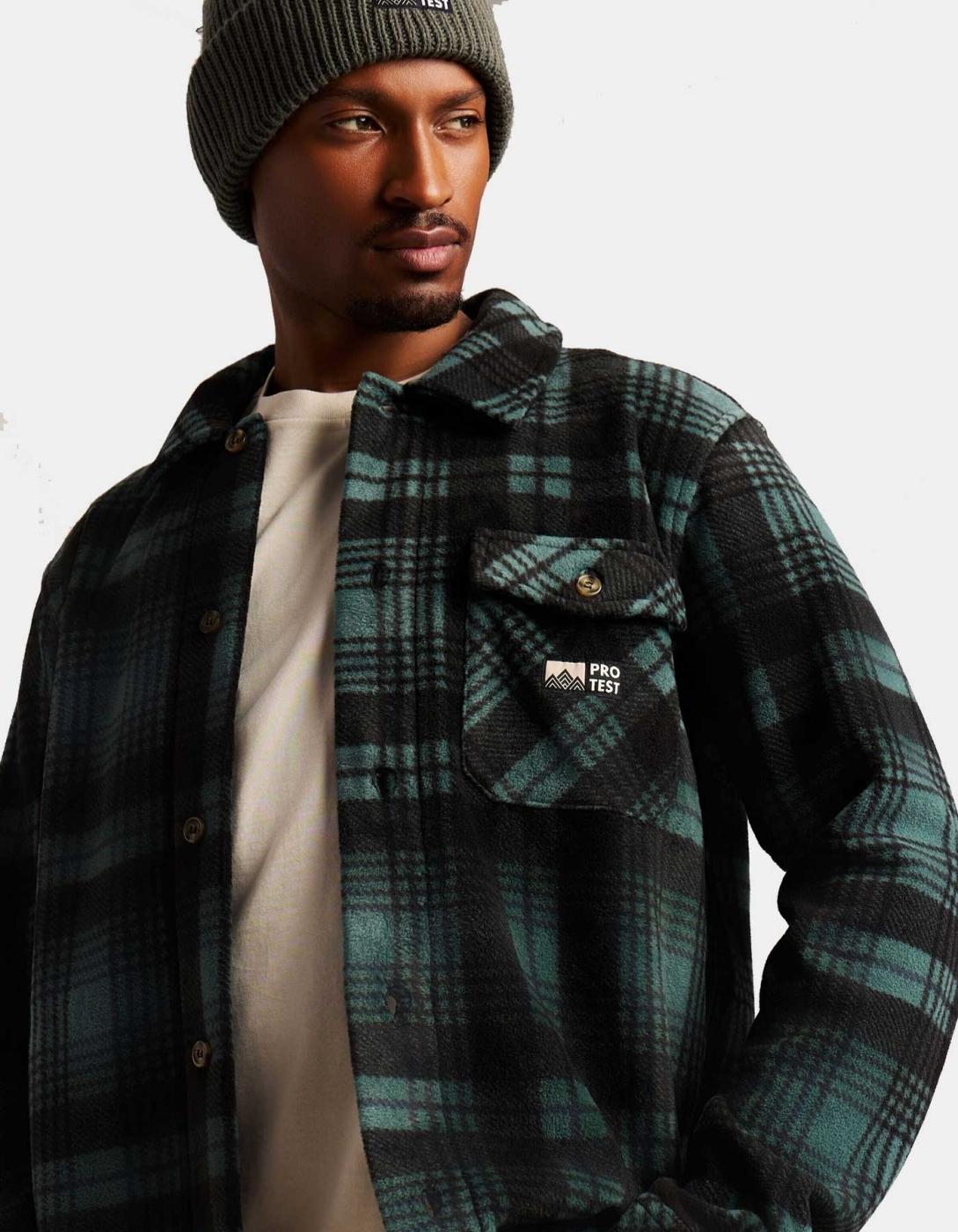 Camisa PROTEST JACOB - Evergreen