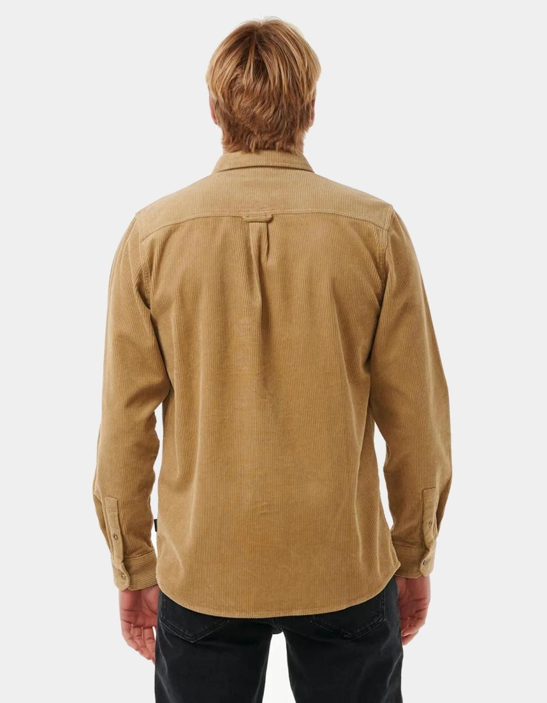 Camisa RIP CURL CLASSIC SURF CORD - Dark Khaki