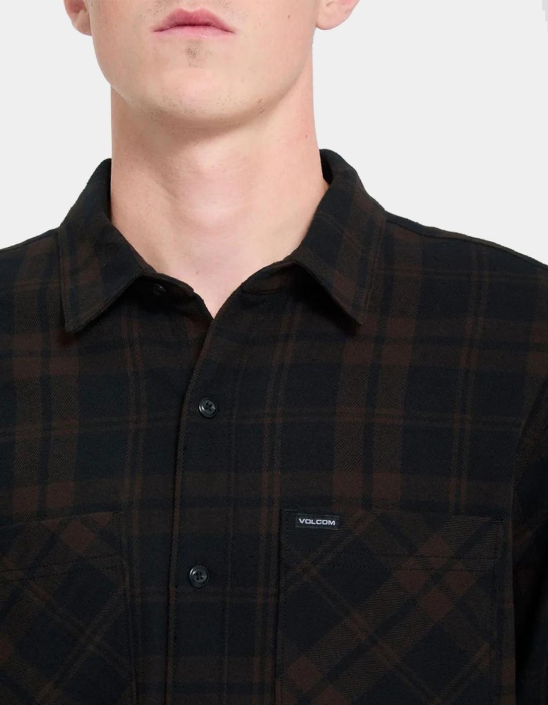 Camisa VOLCOM HUNKSTONE - Cacao