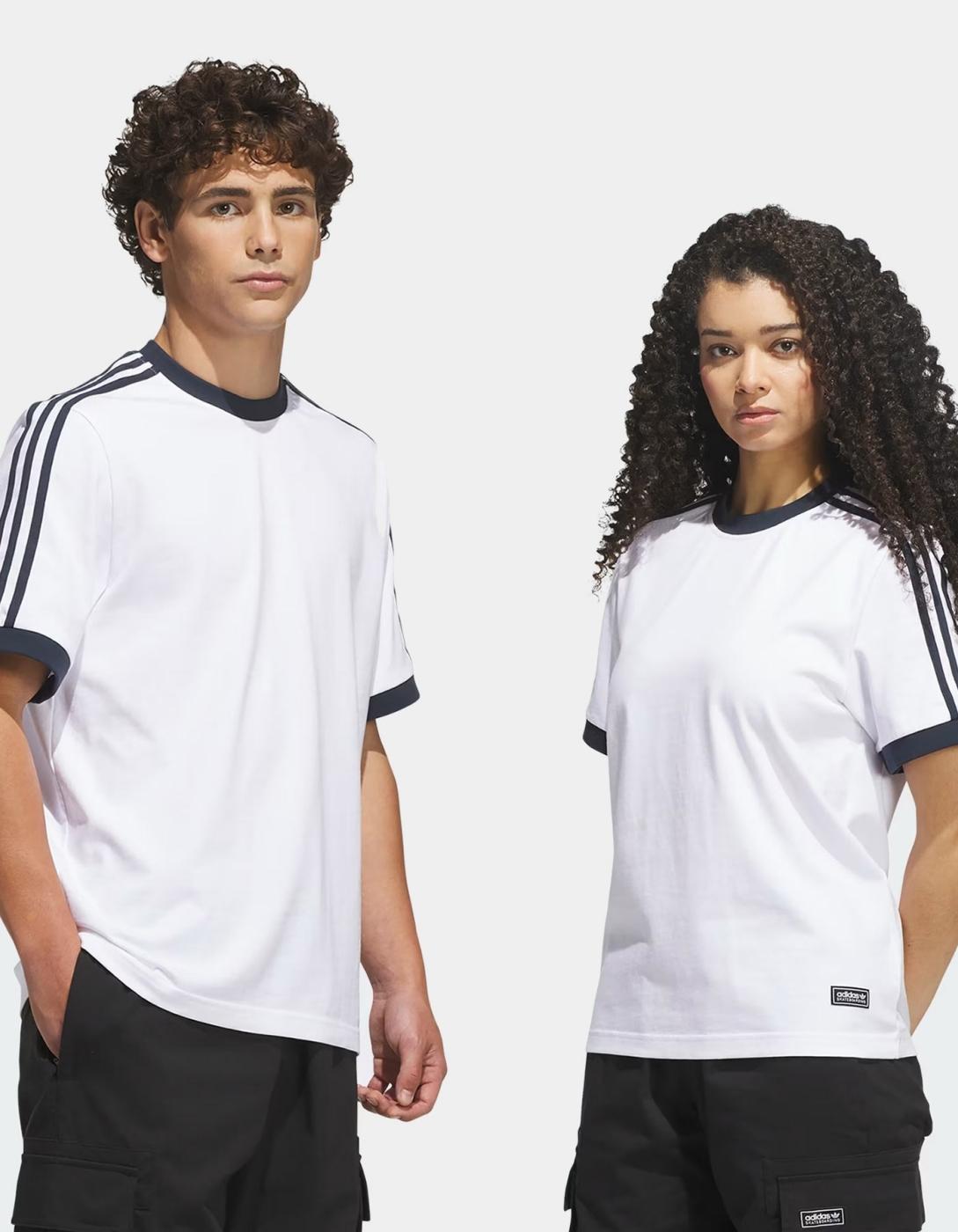 Camiseta ADIDAS FSBS RINGER - White/Aurora Ink